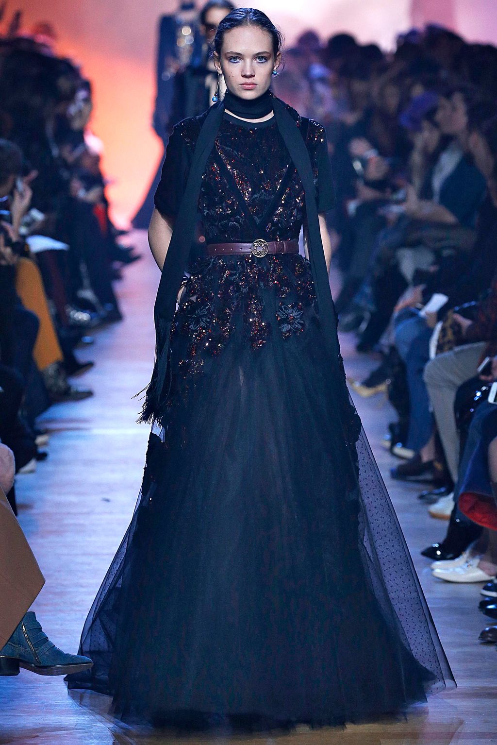 Fashion Week Paris Fall/Winter 2018 look 44 from the Elie Saab collection womenswear