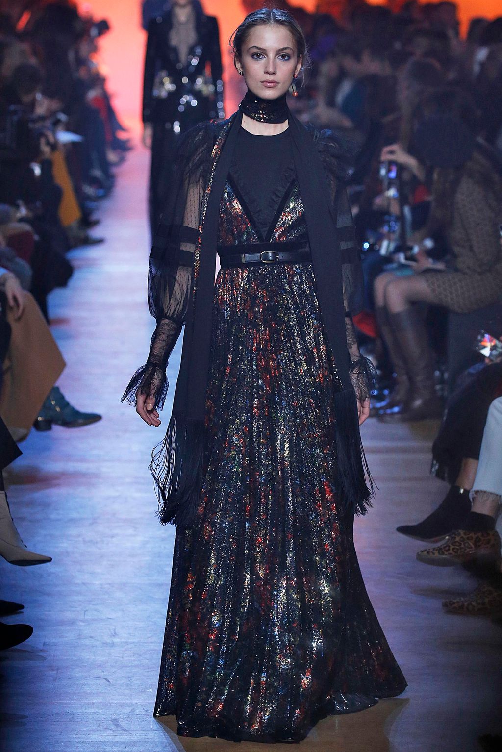 Fashion Week Paris Fall/Winter 2018 look 51 from the Elie Saab collection 女装