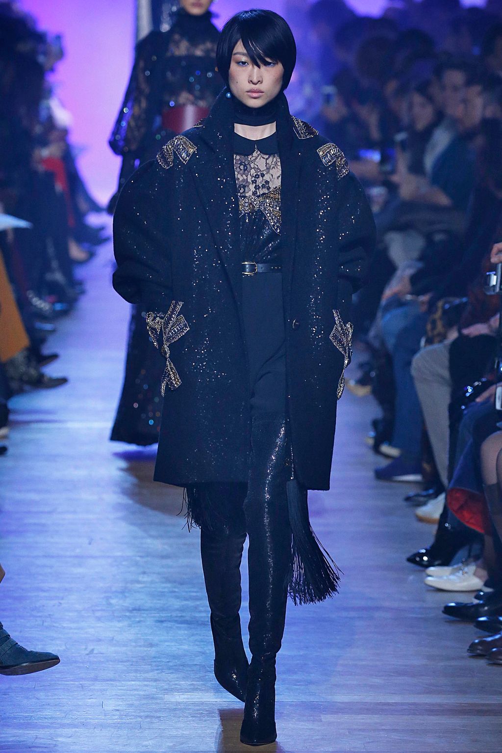 Fashion Week Paris Fall/Winter 2018 look 52 from the Elie Saab collection womenswear