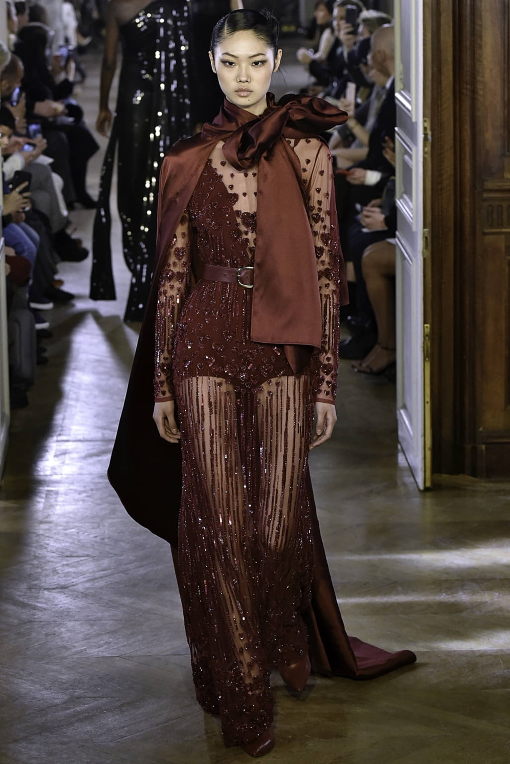 Fashion Week Paris Fall/Winter 2019 look 45 from the Elie Saab collection womenswear