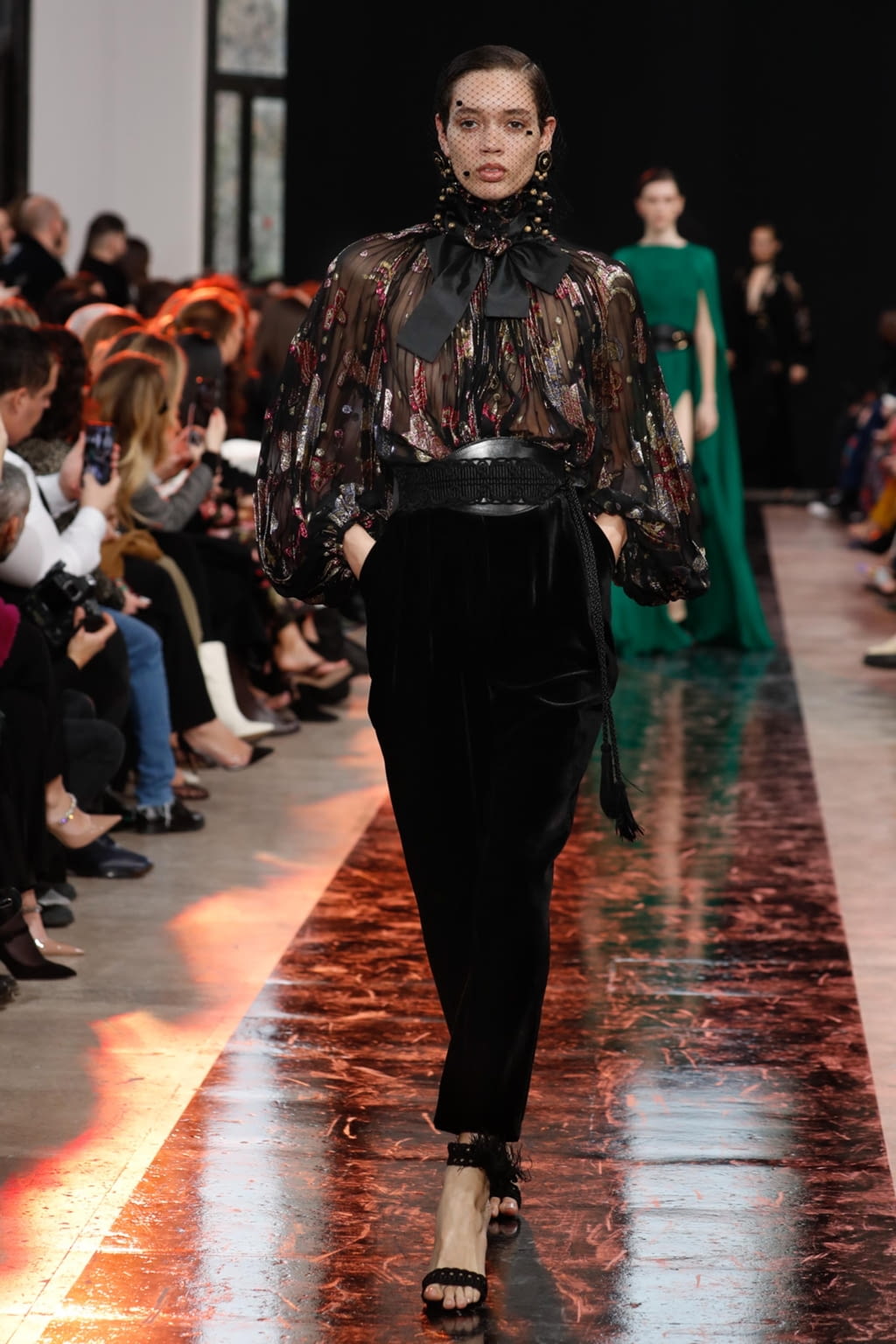 Fashion Week Paris Fall/Winter 2020 look 40 from the Elie Saab collection womenswear