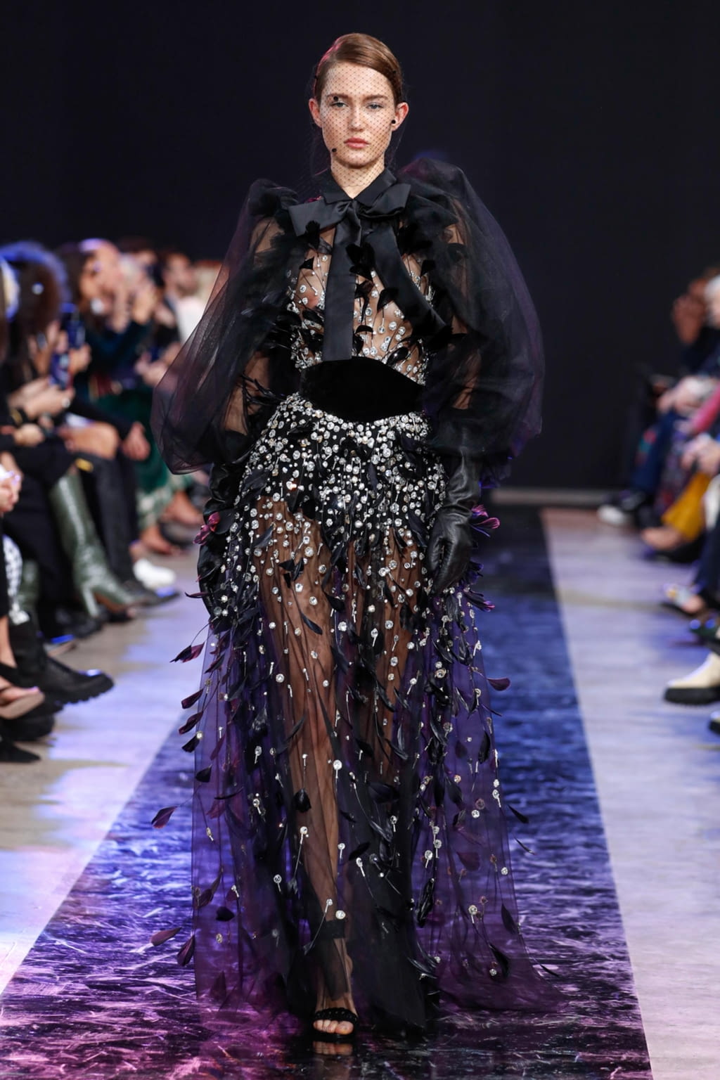 Fashion Week Paris Fall/Winter 2020 look 50 from the Elie Saab collection womenswear