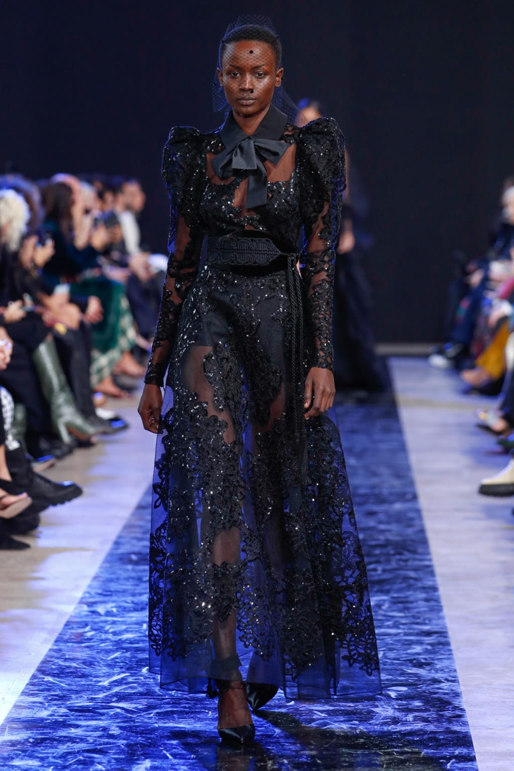 Fashion Week Paris Fall/Winter 2020 look 51 from the Elie Saab collection womenswear