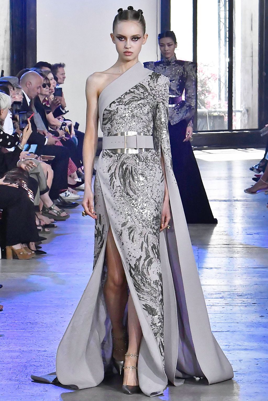 Fashion Week Paris Fall/Winter 2019 look 8 from the Elie Saab collection couture