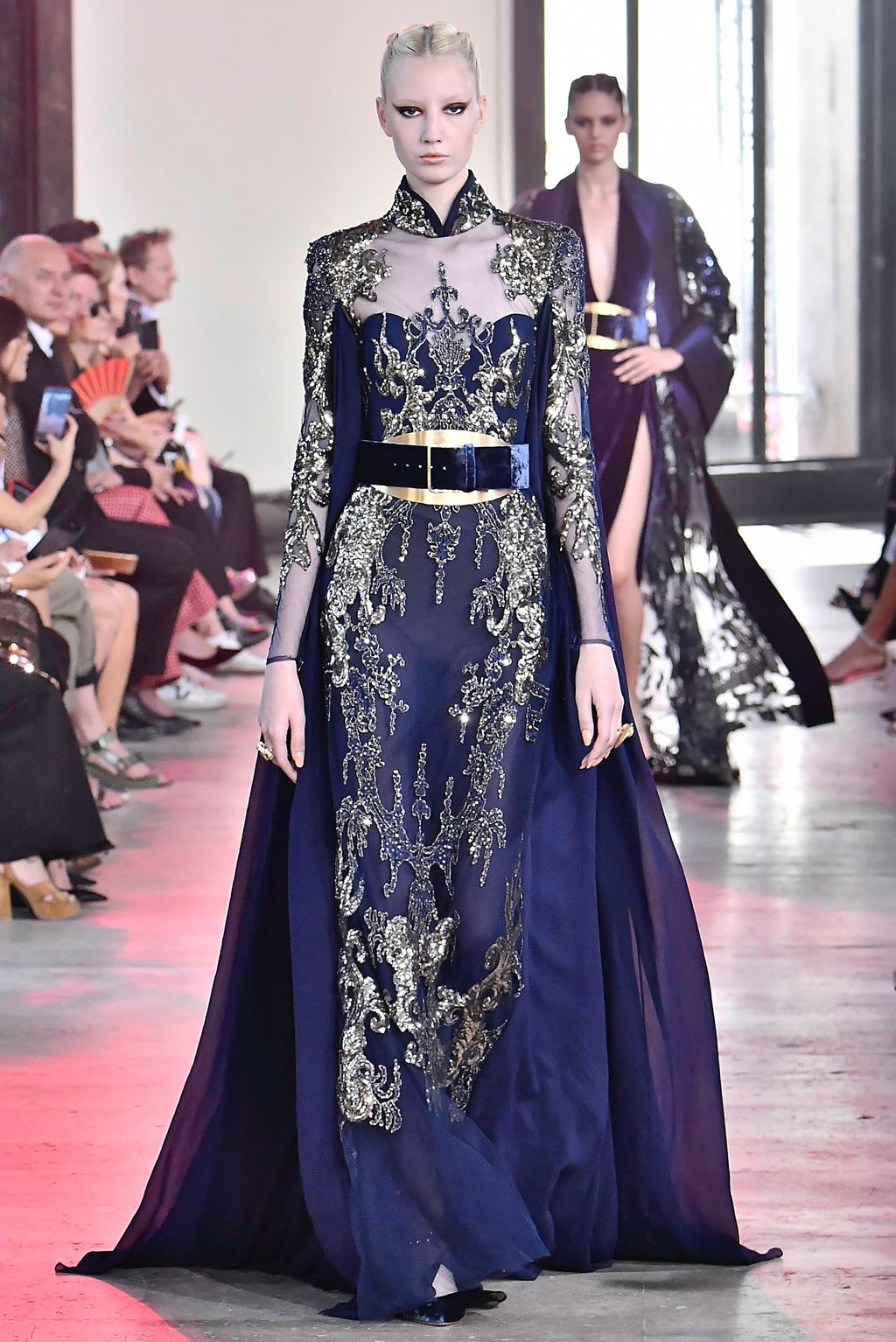 Fashion Week Paris Fall/Winter 2019 look 22 from the Elie Saab collection couture