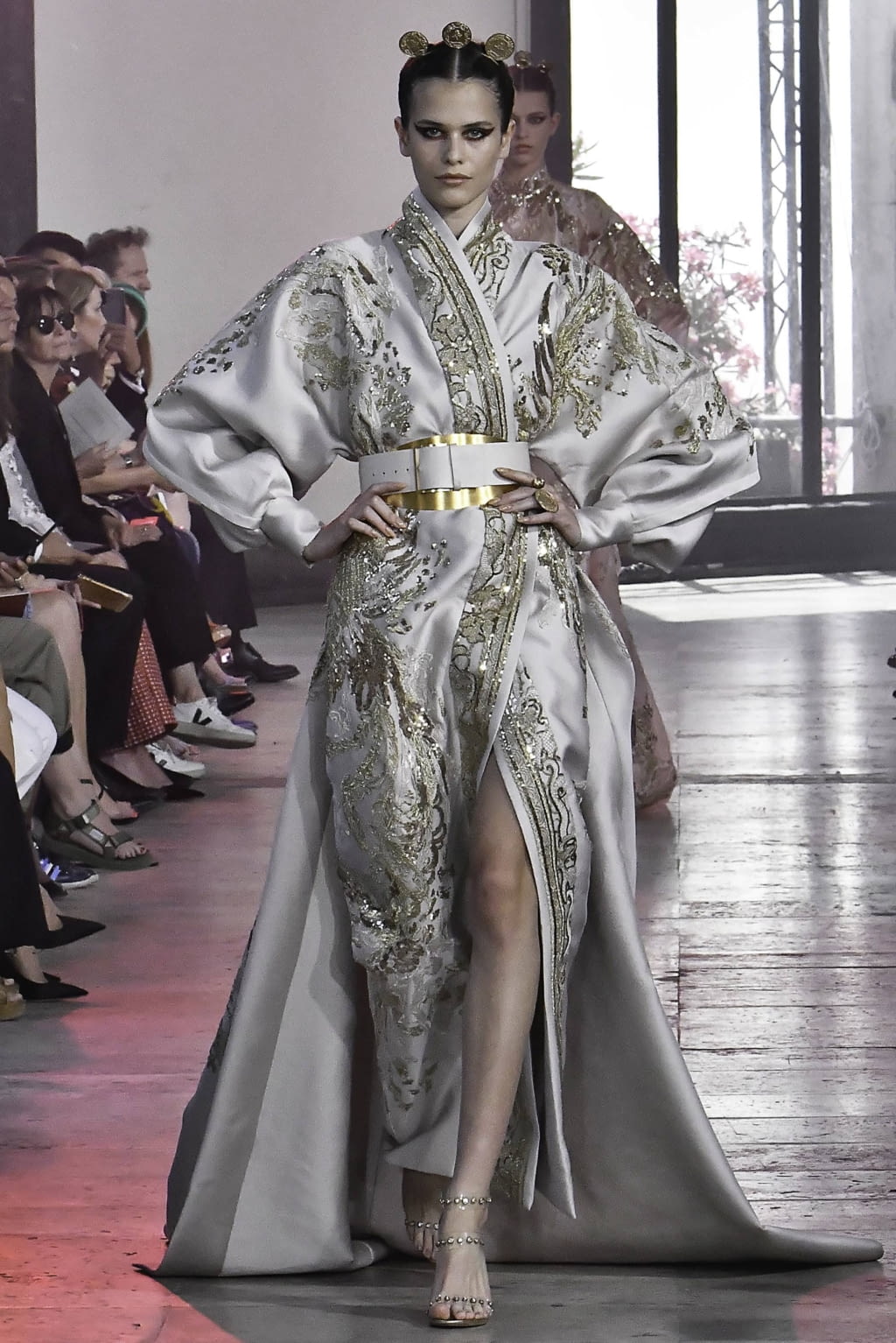 Fashion Week Paris Fall/Winter 2019 look 50 from the Elie Saab collection couture