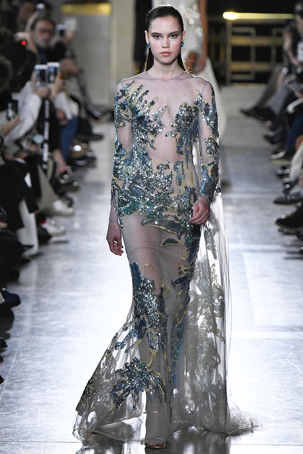 Fashion Week Paris Spring/Summer 2019 look 3 from the Elie Saab collection 高级定制