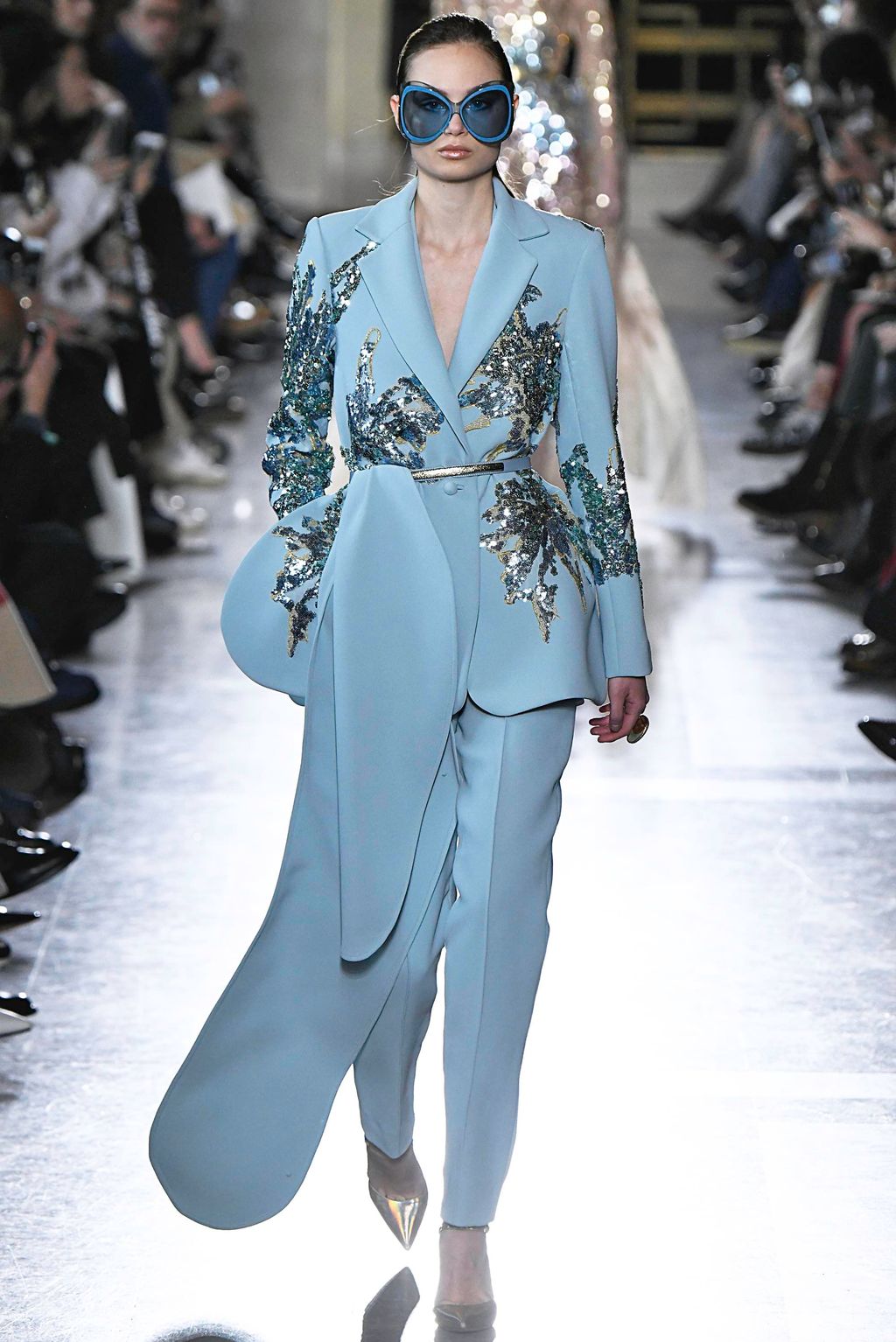 Fashion Week Paris Spring/Summer 2019 look 5 from the Elie Saab collection 高级定制