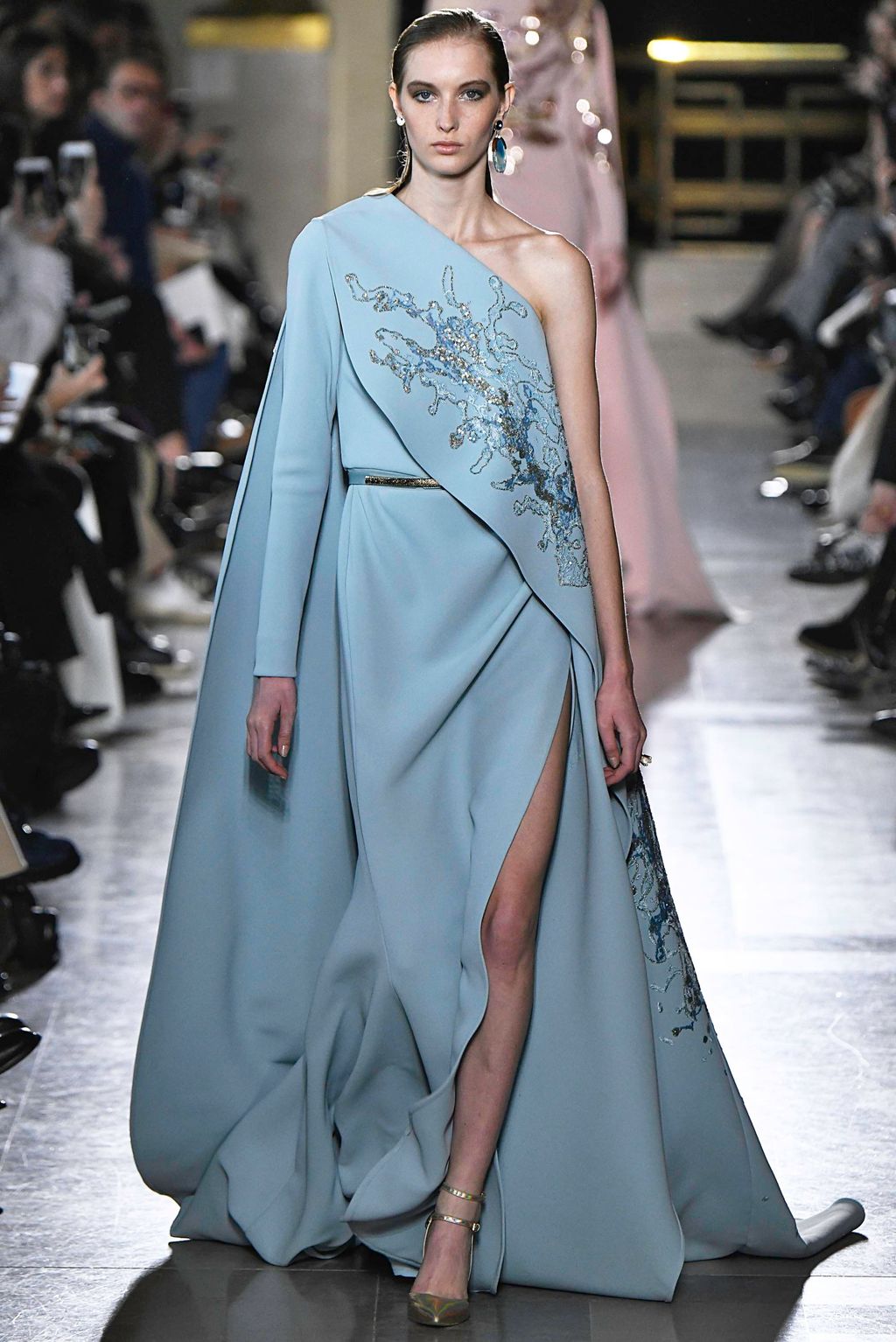 Fashion Week Paris Spring/Summer 2019 look 8 from the Elie Saab collection 高级定制