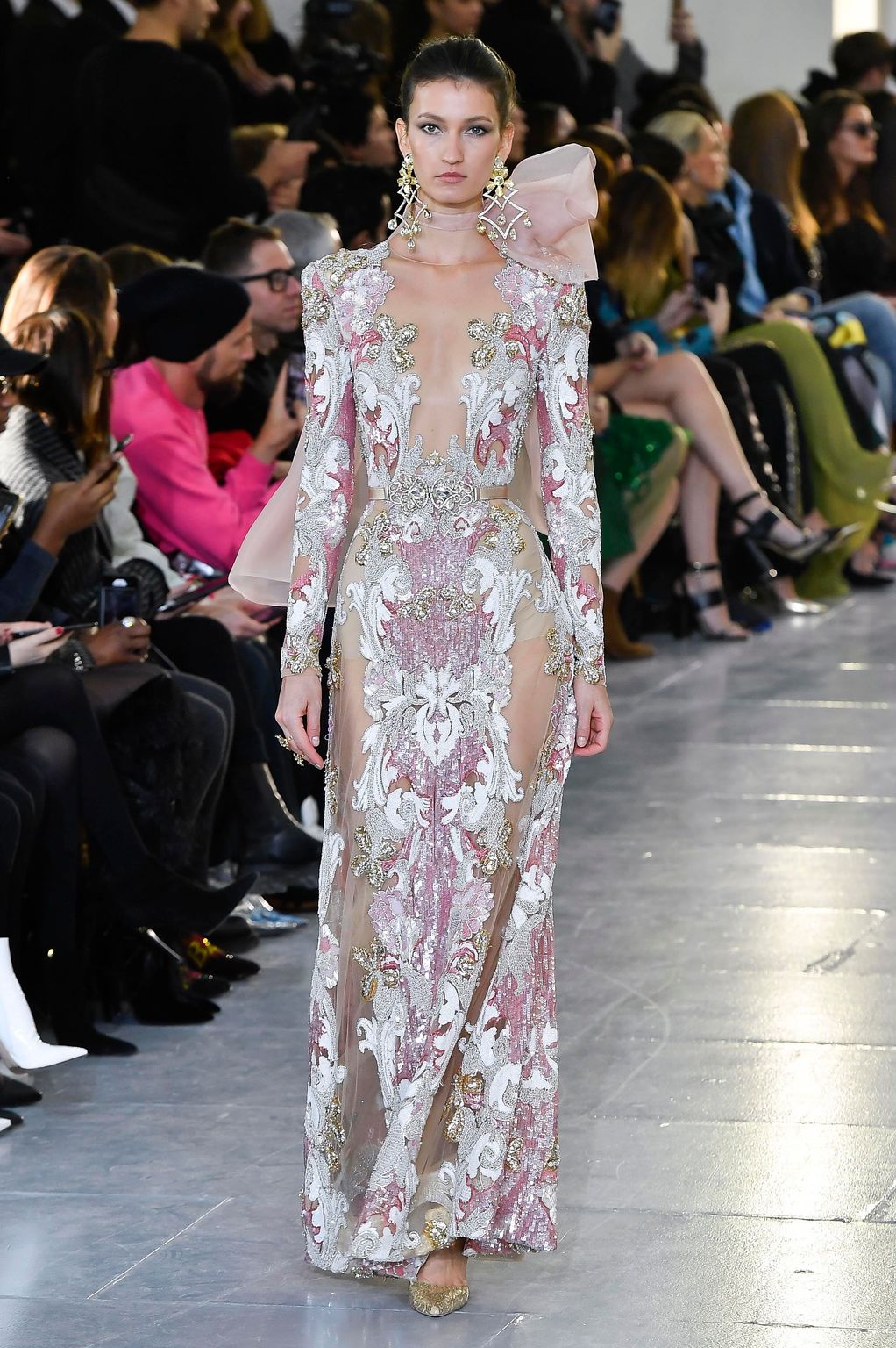 Fashion Week Paris Spring/Summer 2020 look 11 from the Elie Saab collection 高级定制