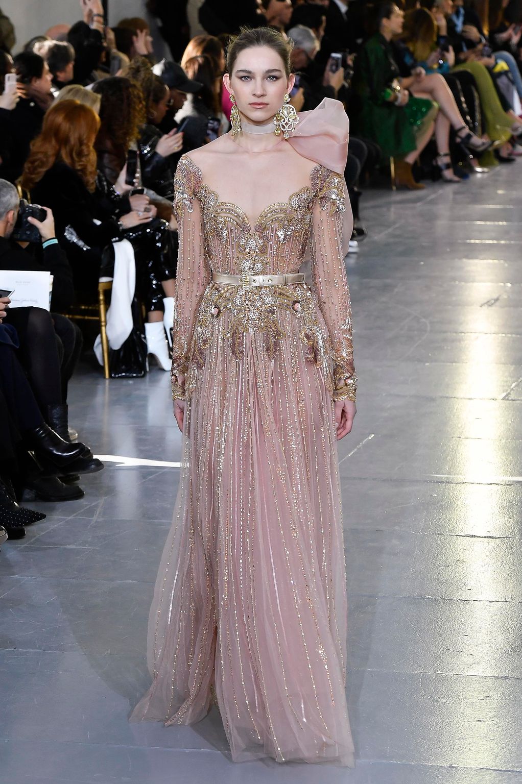 Fashion Week Paris Spring/Summer 2020 look 15 from the Elie Saab collection 高级定制