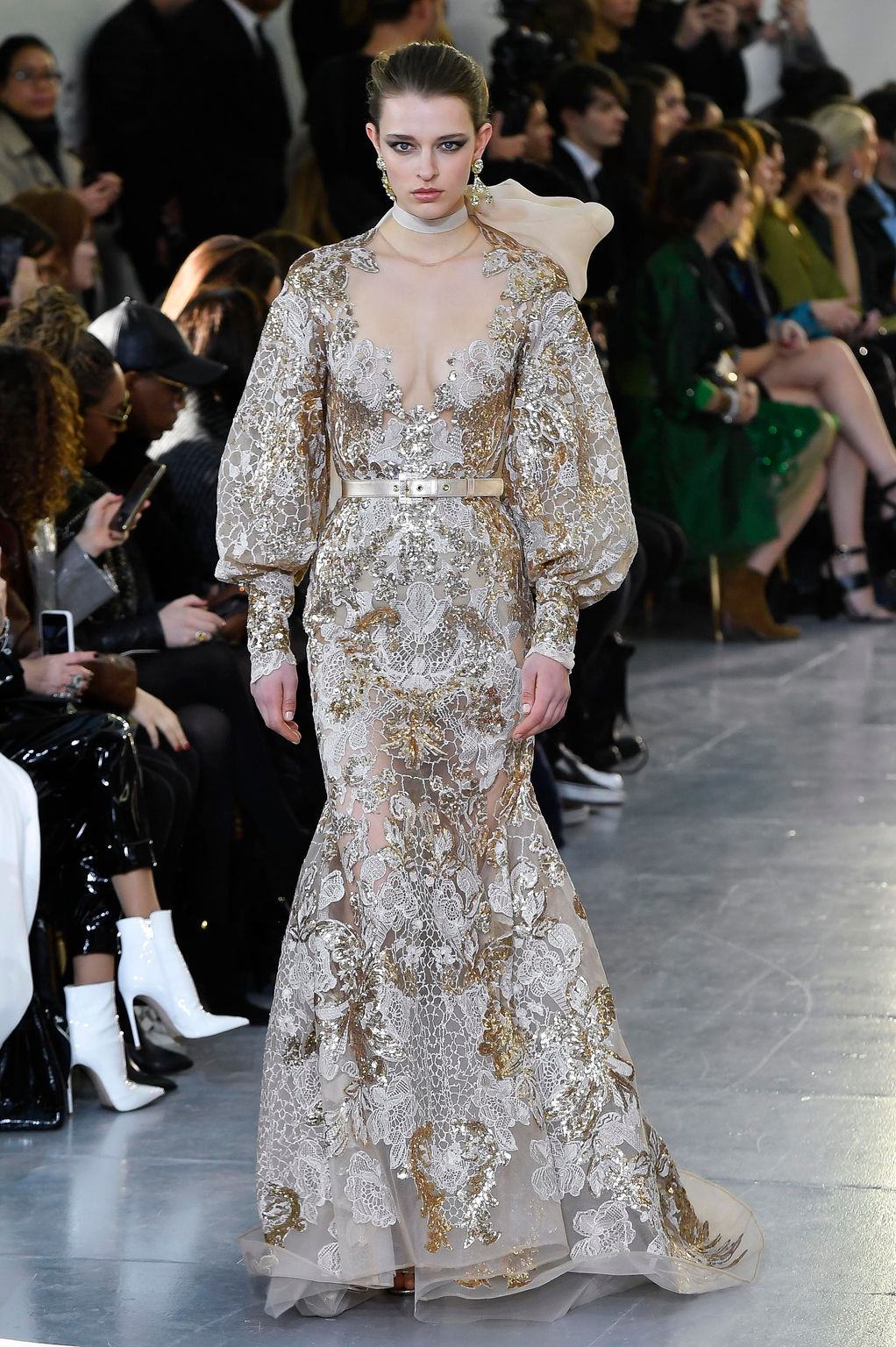 Fashion Week Paris Spring/Summer 2020 look 19 from the Elie Saab collection 高级定制