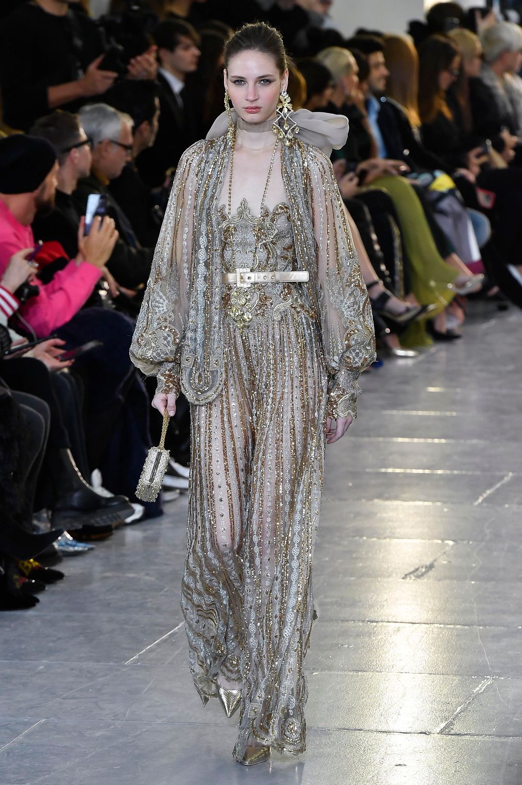Fashion Week Paris Spring/Summer 2020 look 24 from the Elie Saab collection couture