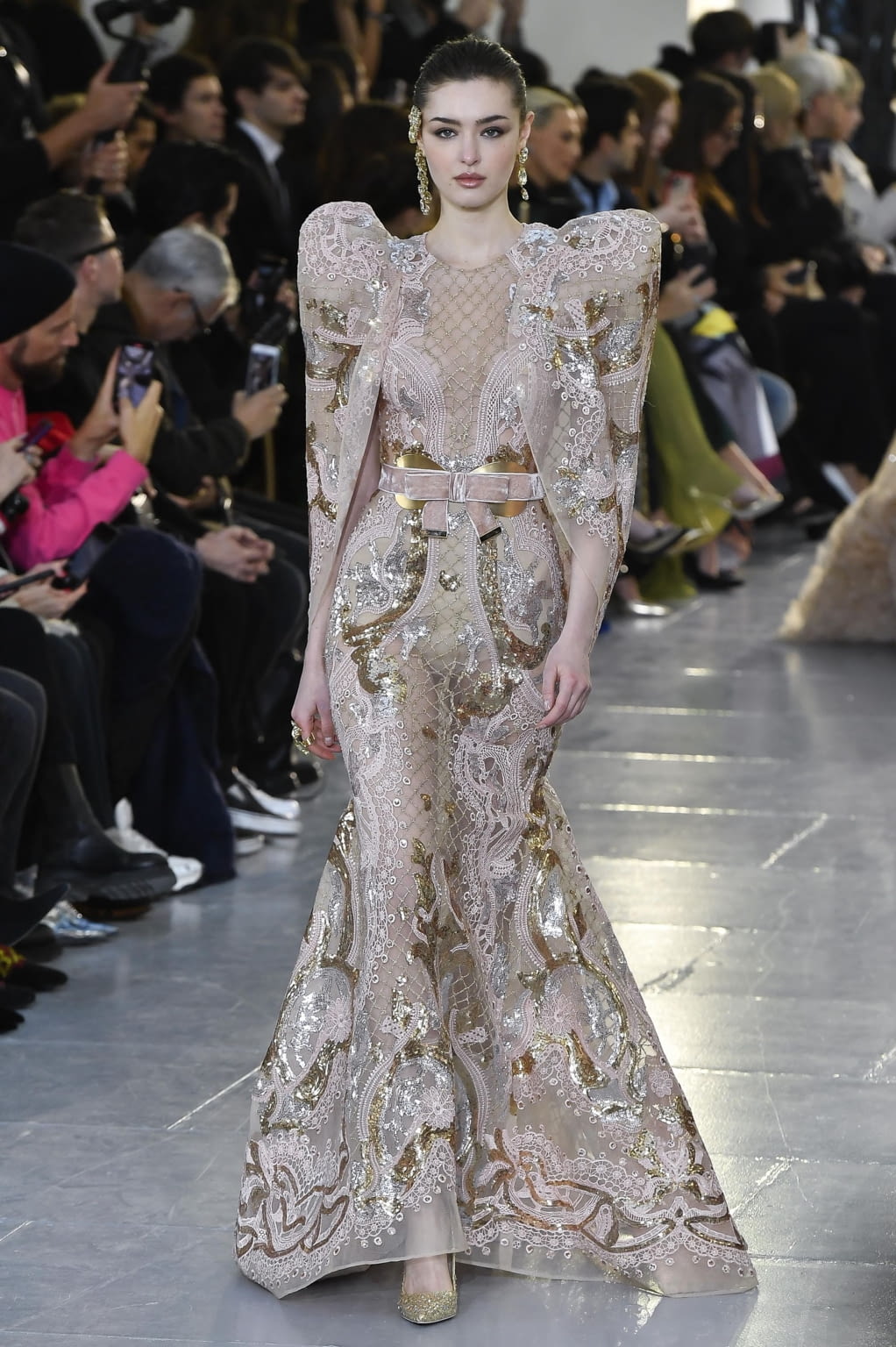 Fashion Week Paris Spring/Summer 2020 look 30 from the Elie Saab collection couture