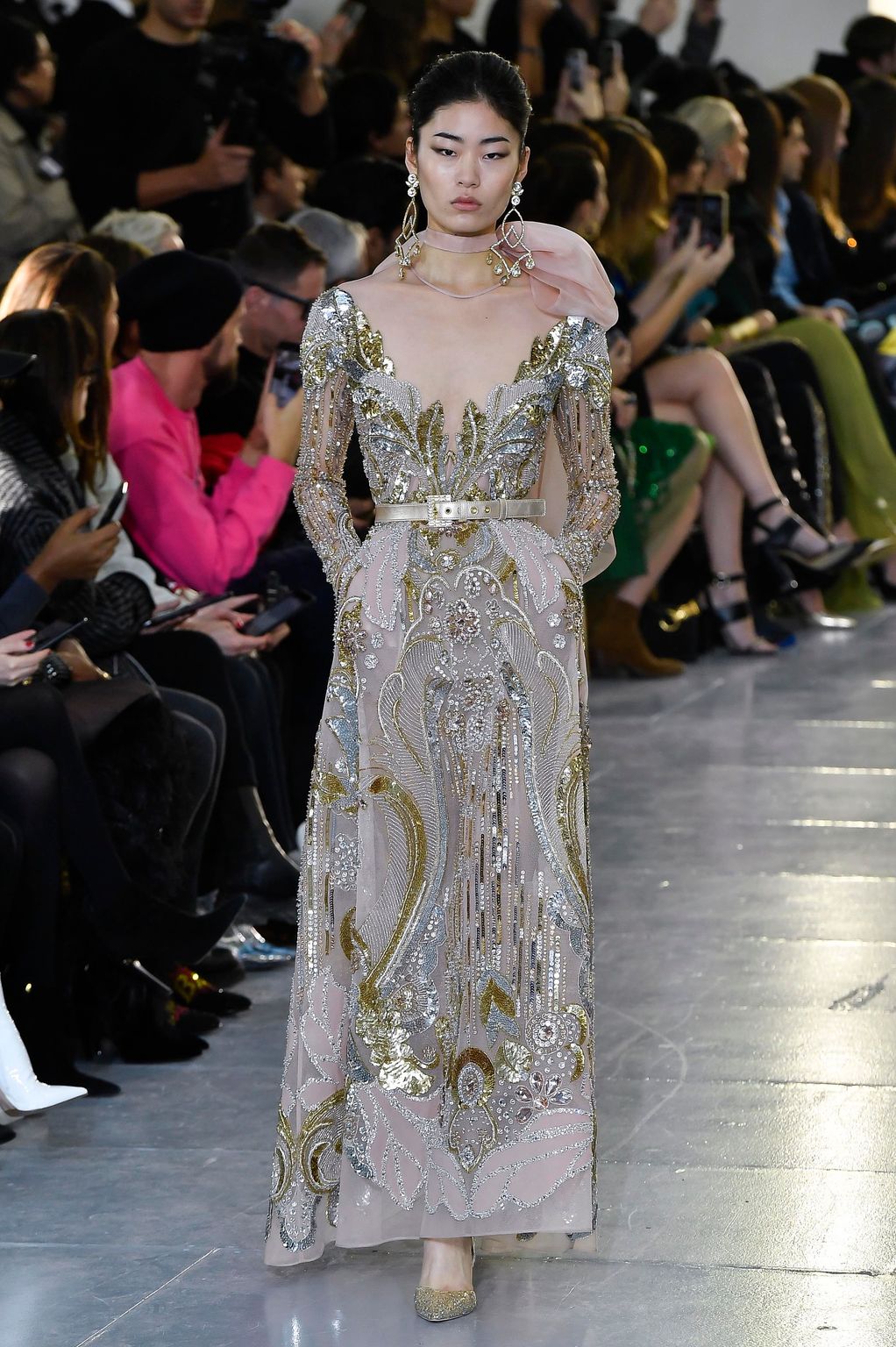 Fashion Week Paris Spring/Summer 2020 look 38 from the Elie Saab collection couture
