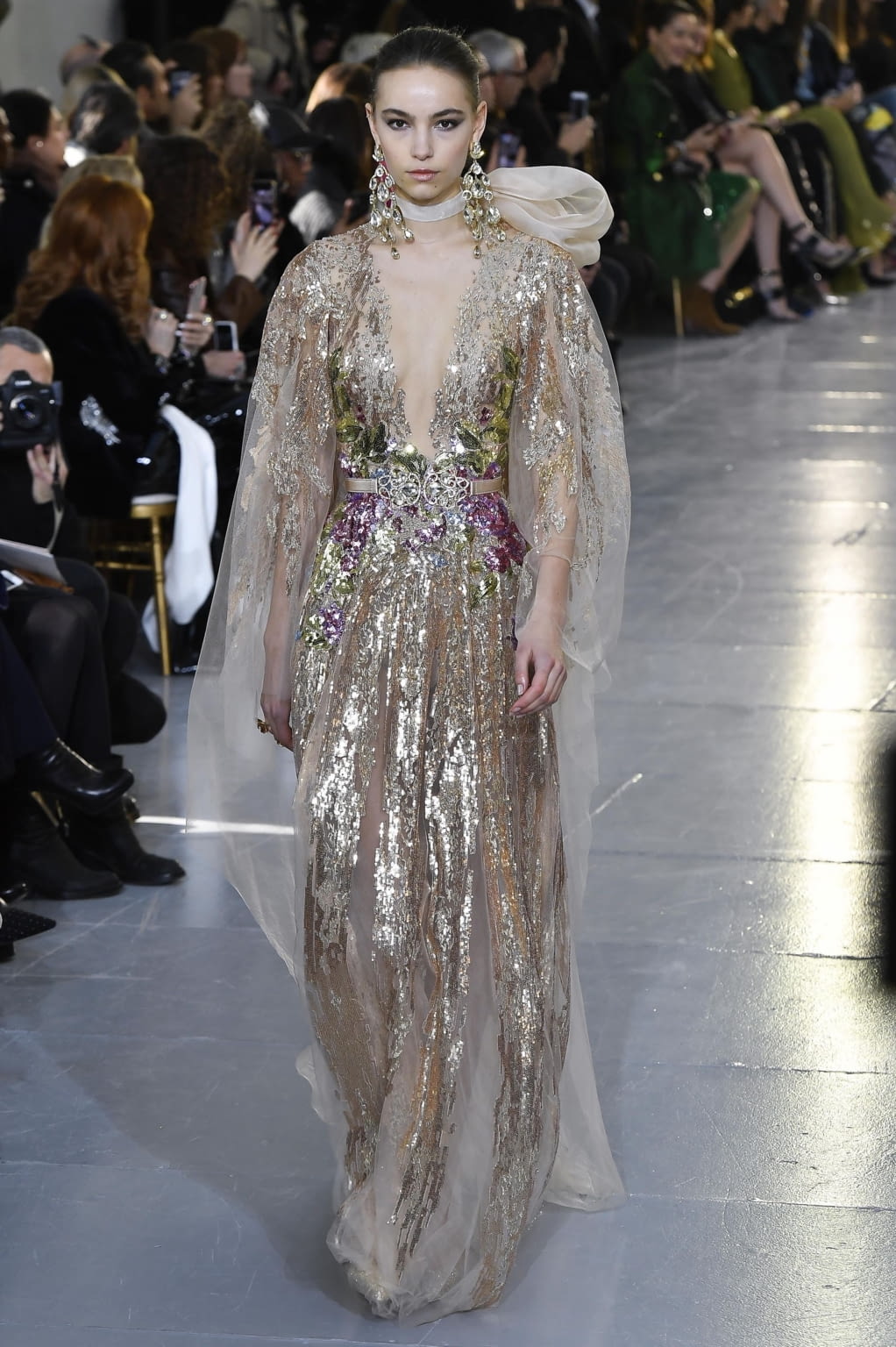 Fashion Week Paris Spring/Summer 2020 look 42 from the Elie Saab collection 高级定制
