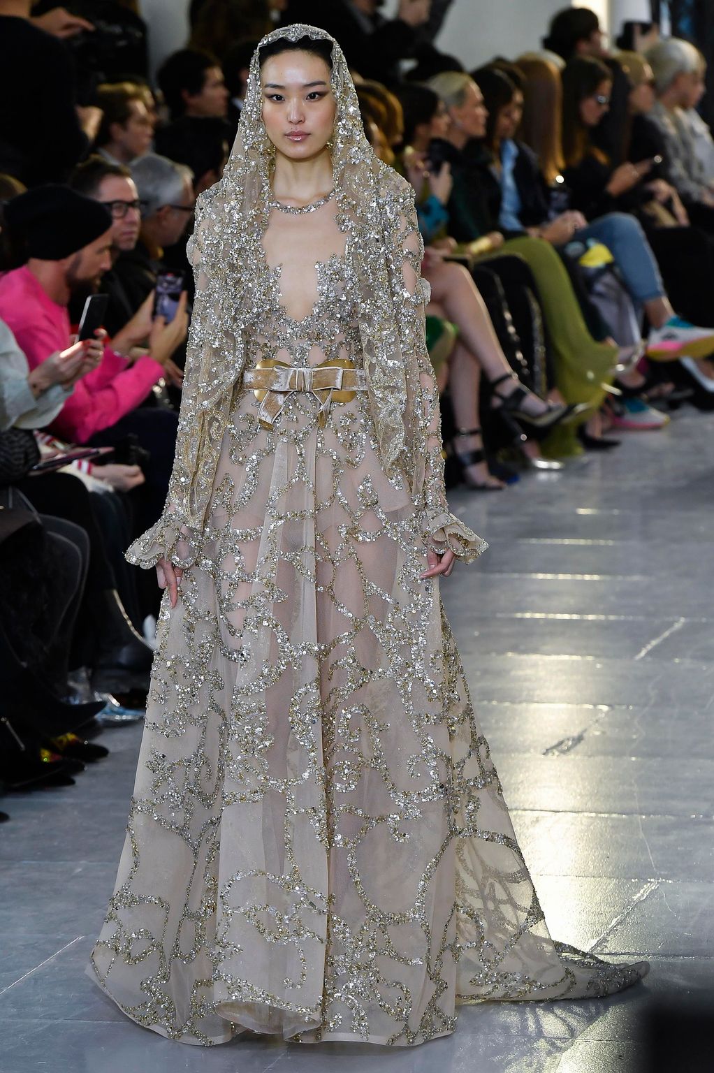 Fashion Week Paris Spring/Summer 2020 look 46 from the Elie Saab collection couture