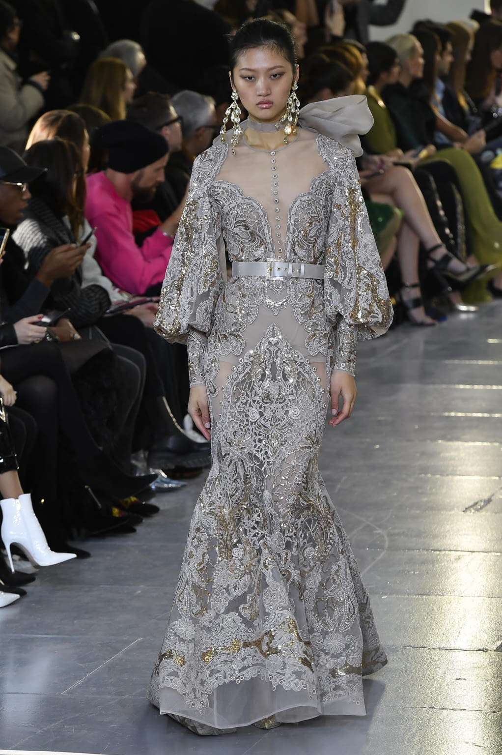 Fashion Week Paris Spring/Summer 2020 look 47 from the Elie Saab collection couture