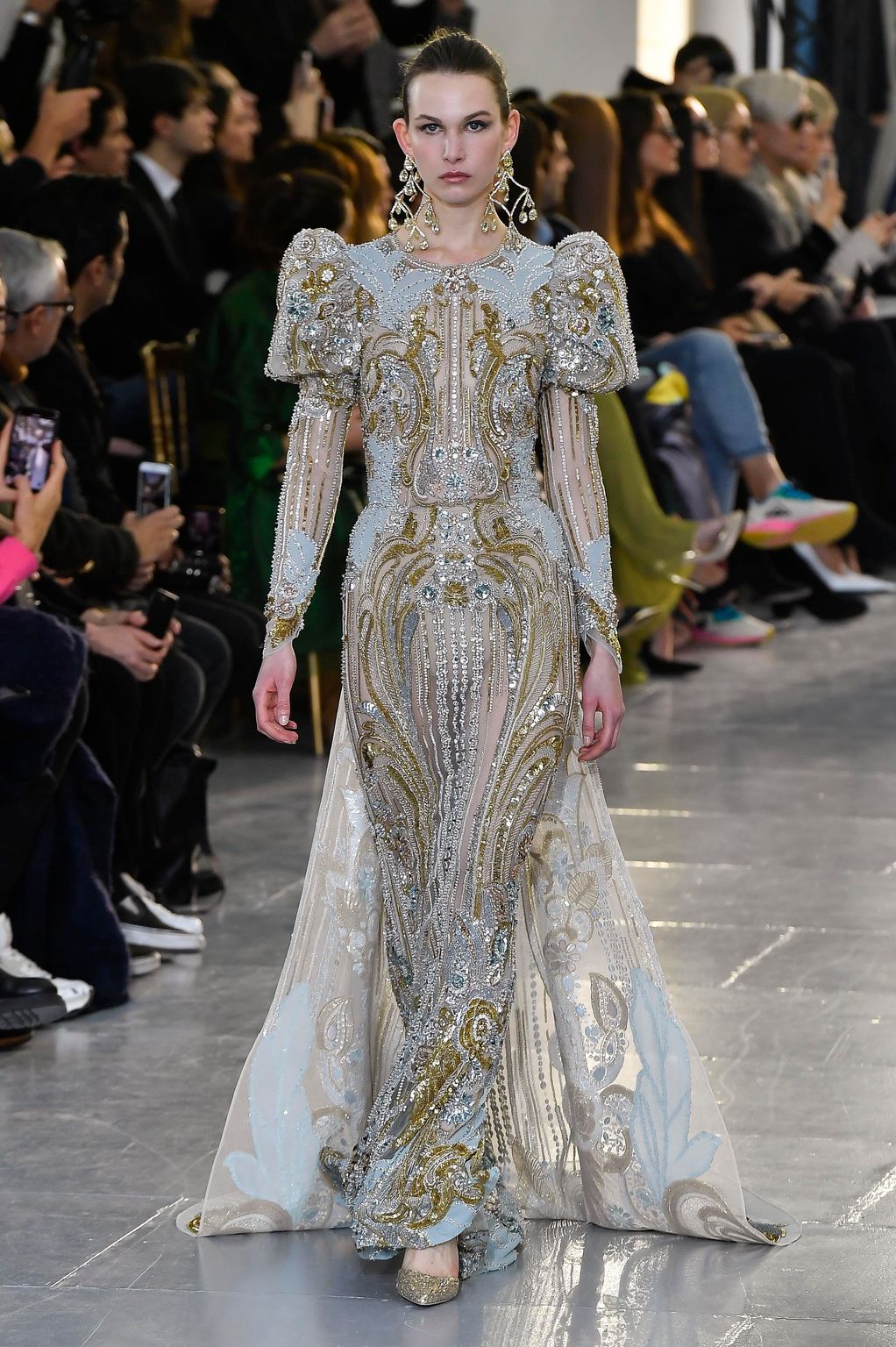 Fashion Week Paris Spring/Summer 2020 look 49 from the Elie Saab collection couture