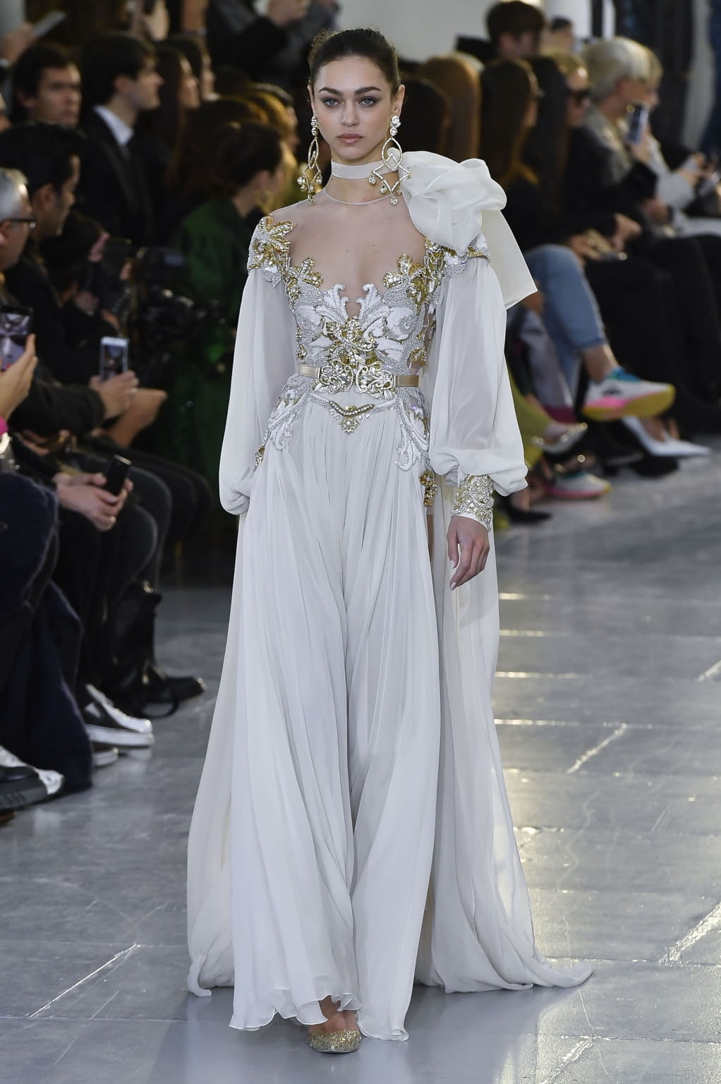 Fashion Week Paris Spring/Summer 2020 look 56 from the Elie Saab collection 高级定制