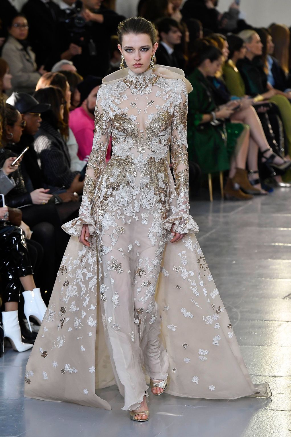 Fashion Week Paris Spring/Summer 2020 look 57 from the Elie Saab collection couture
