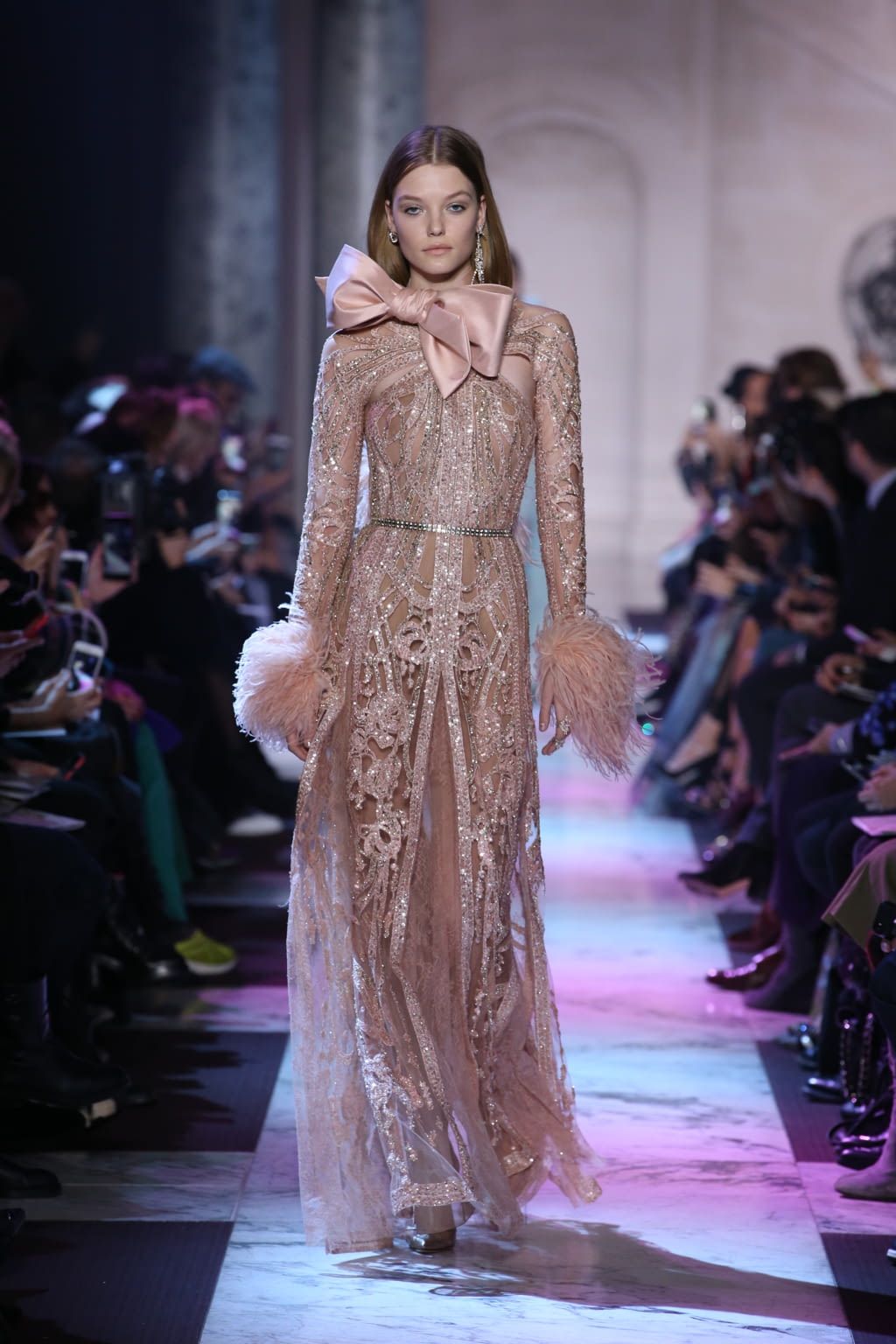 Fashion Week Paris Spring/Summer 2018 look 3 from the Elie Saab collection couture
