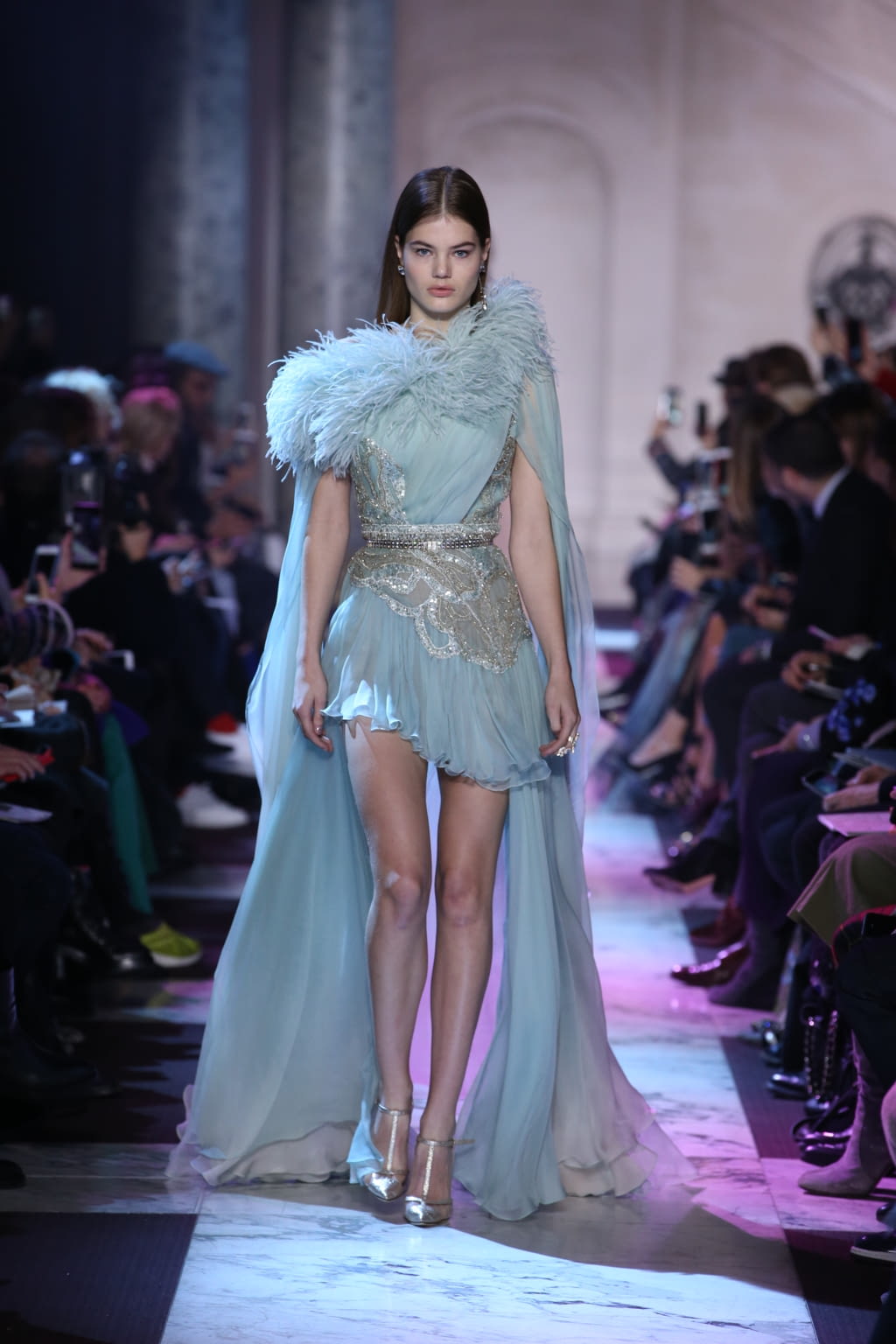 Fashion Week Paris Spring/Summer 2018 look 4 from the Elie Saab collection 高级定制
