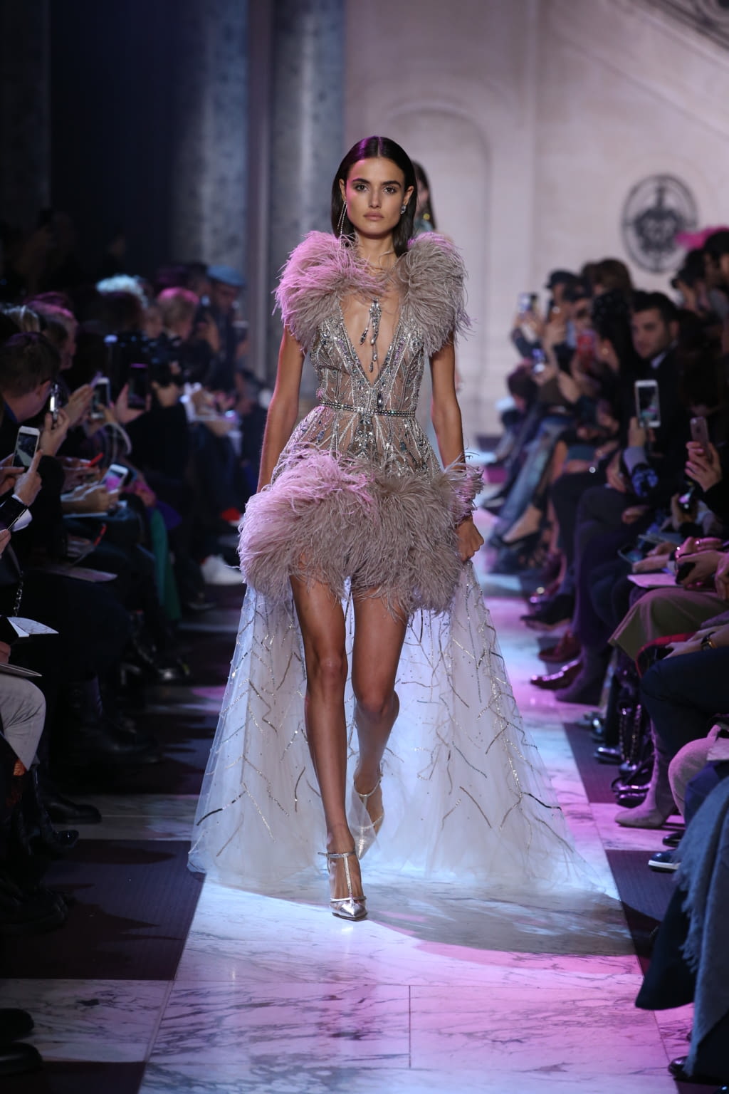 Fashion Week Paris Spring/Summer 2018 look 7 from the Elie Saab collection couture