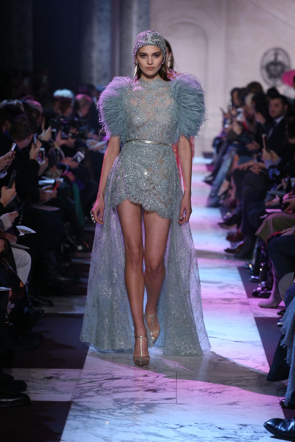 Fashion Week Paris Spring/Summer 2018 look 13 from the Elie Saab collection 高级定制