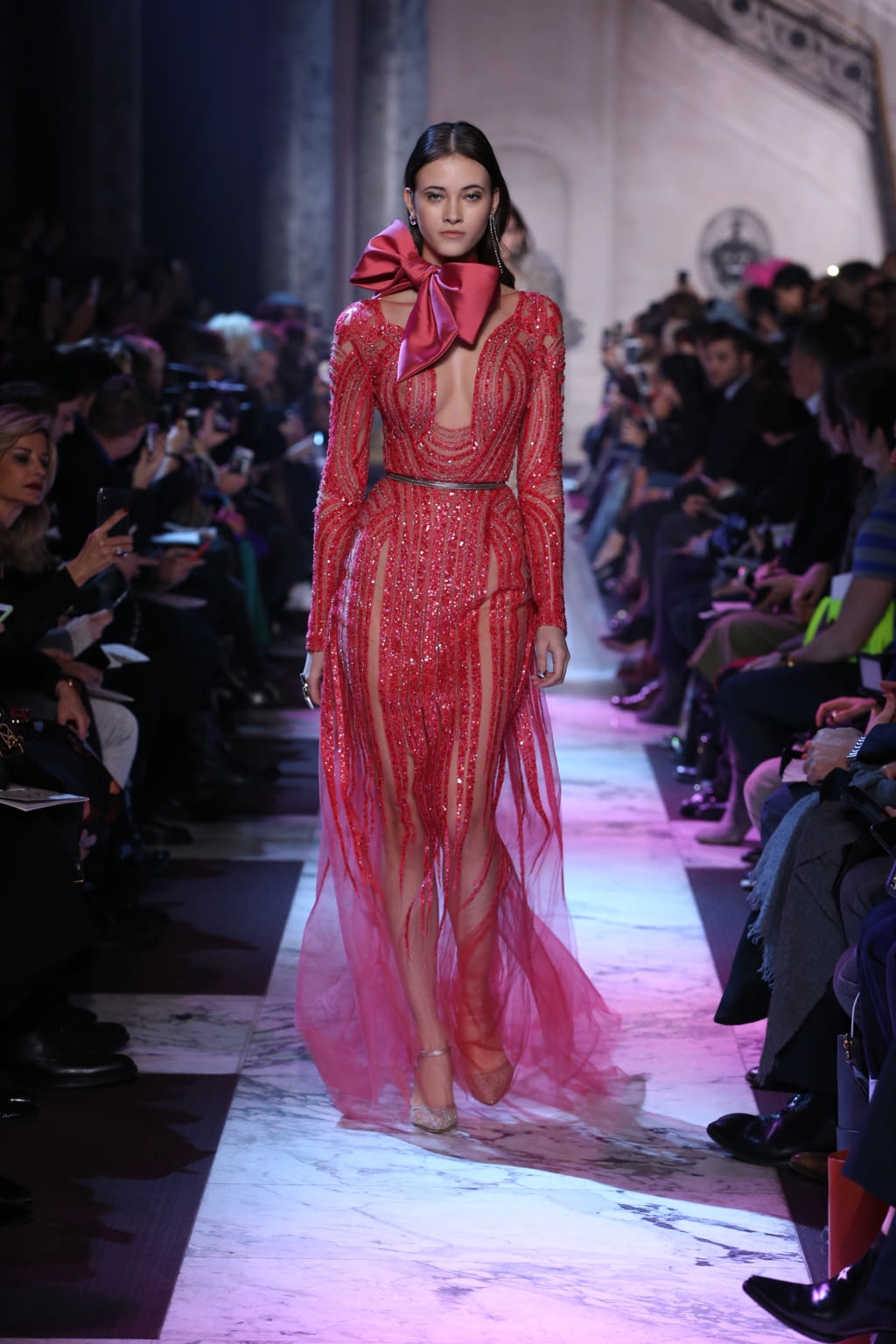 Fashion Week Paris Spring/Summer 2018 look 15 from the Elie Saab collection 高级定制