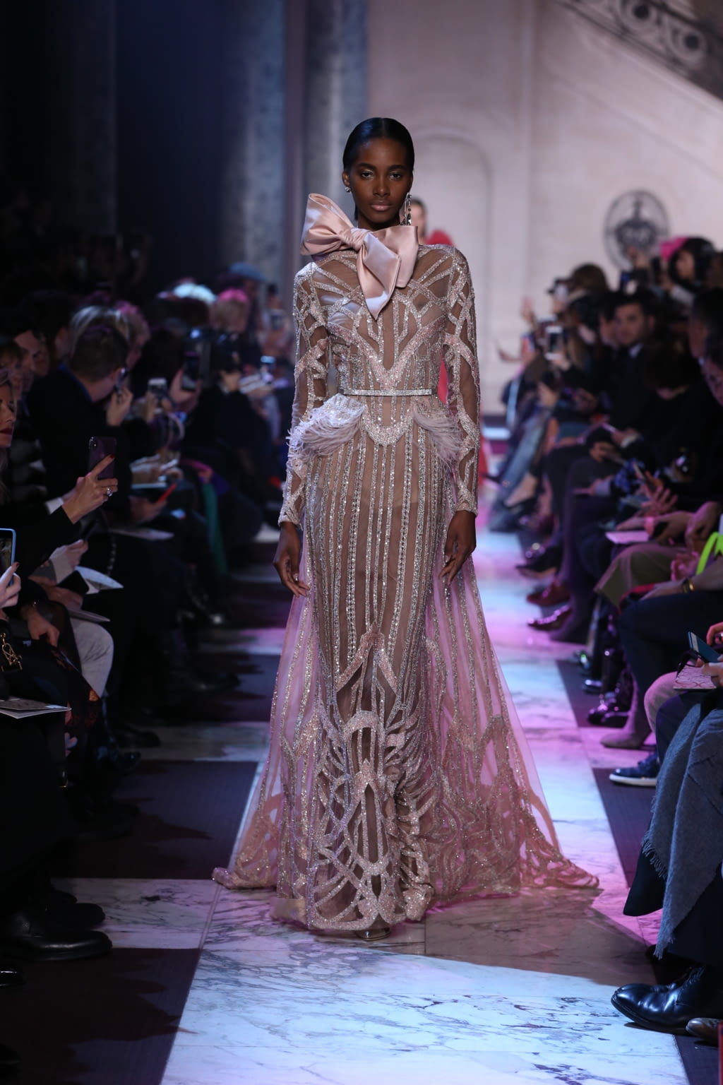 Fashion Week Paris Spring/Summer 2018 look 20 from the Elie Saab collection couture