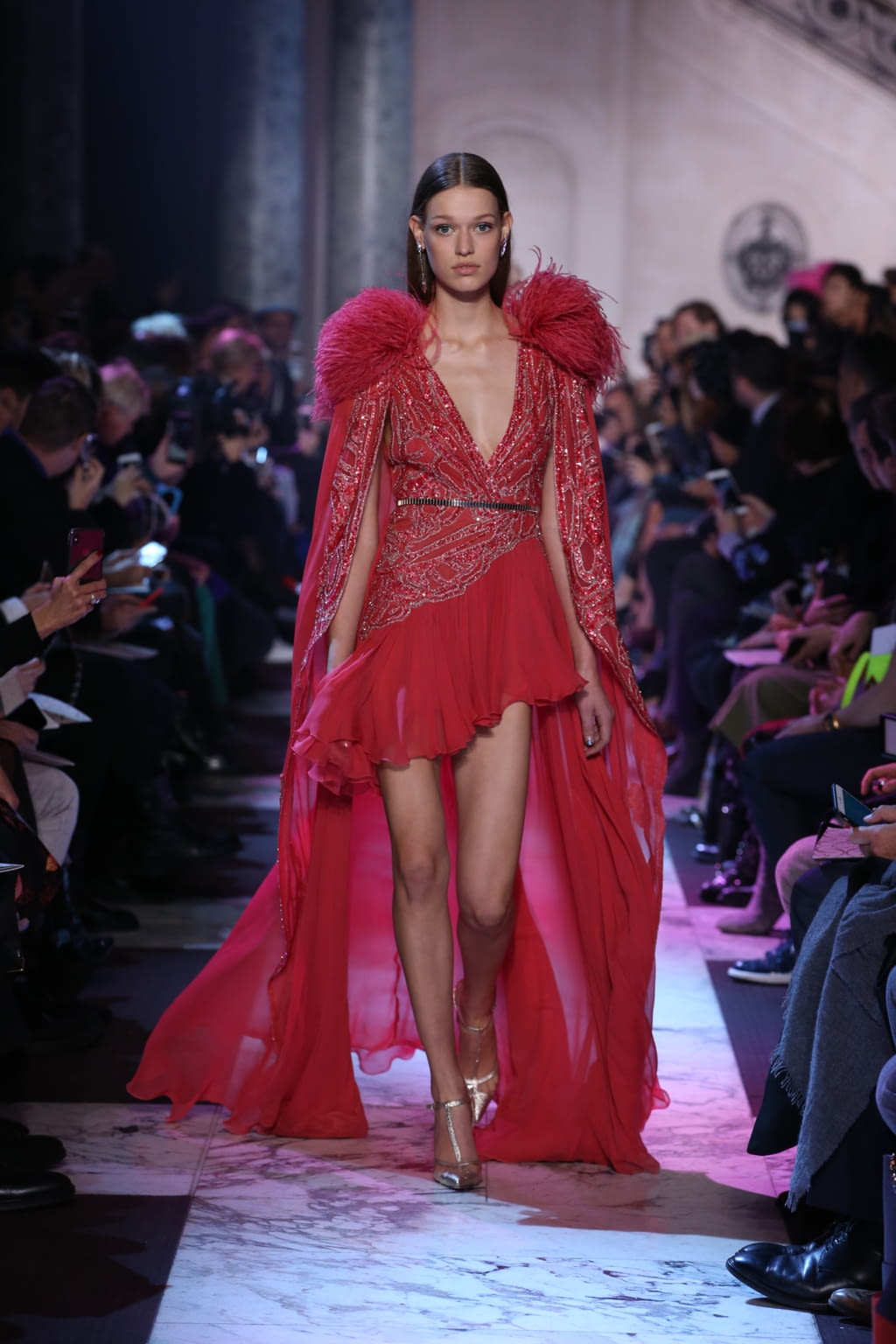 Fashion Week Paris Spring/Summer 2018 look 21 from the Elie Saab collection 高级定制