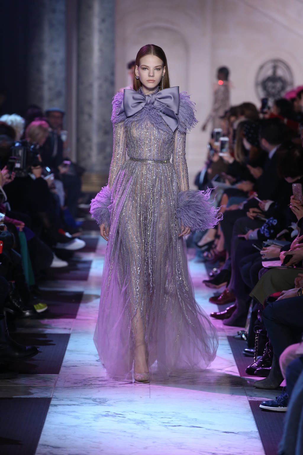 Fashion Week Paris Spring/Summer 2018 look 23 from the Elie Saab collection 高级定制