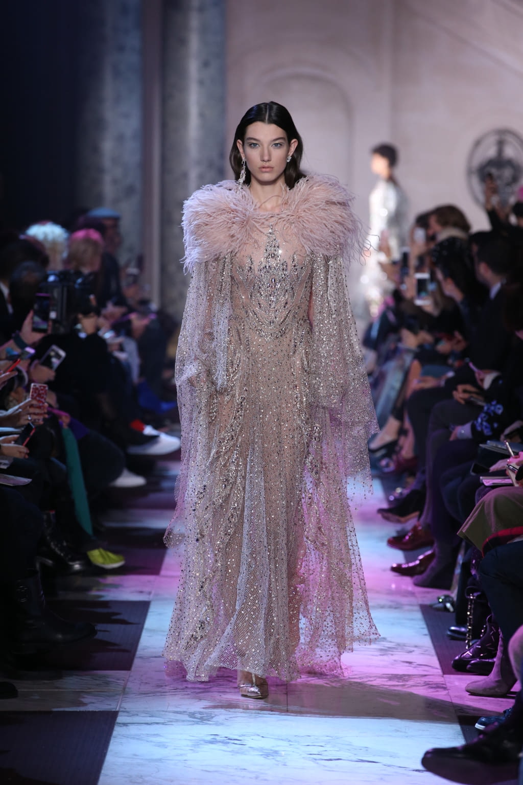 Fashion Week Paris Spring/Summer 2018 look 29 from the Elie Saab collection 高级定制