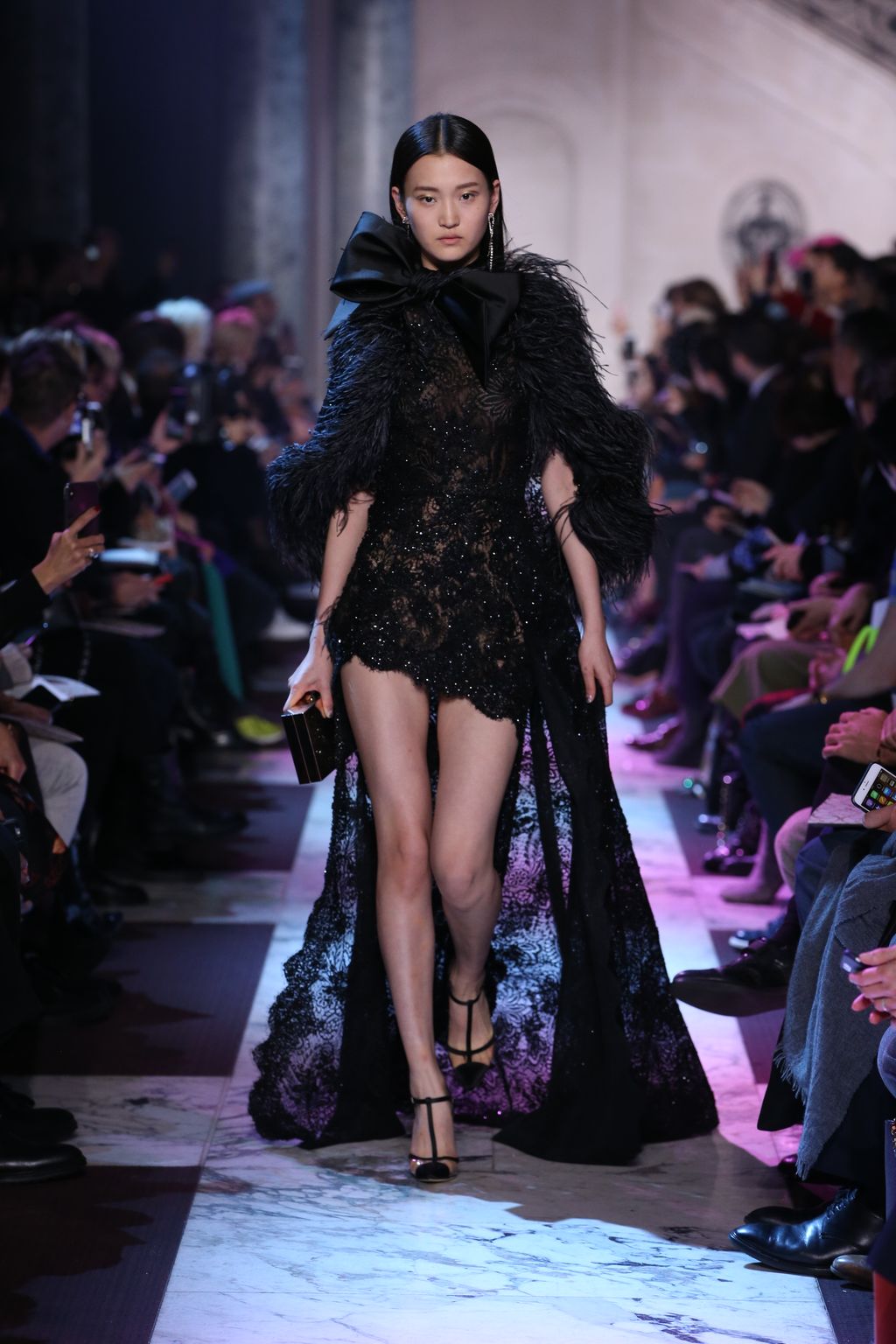 Fashion Week Paris Spring/Summer 2018 look 30 from the Elie Saab collection couture