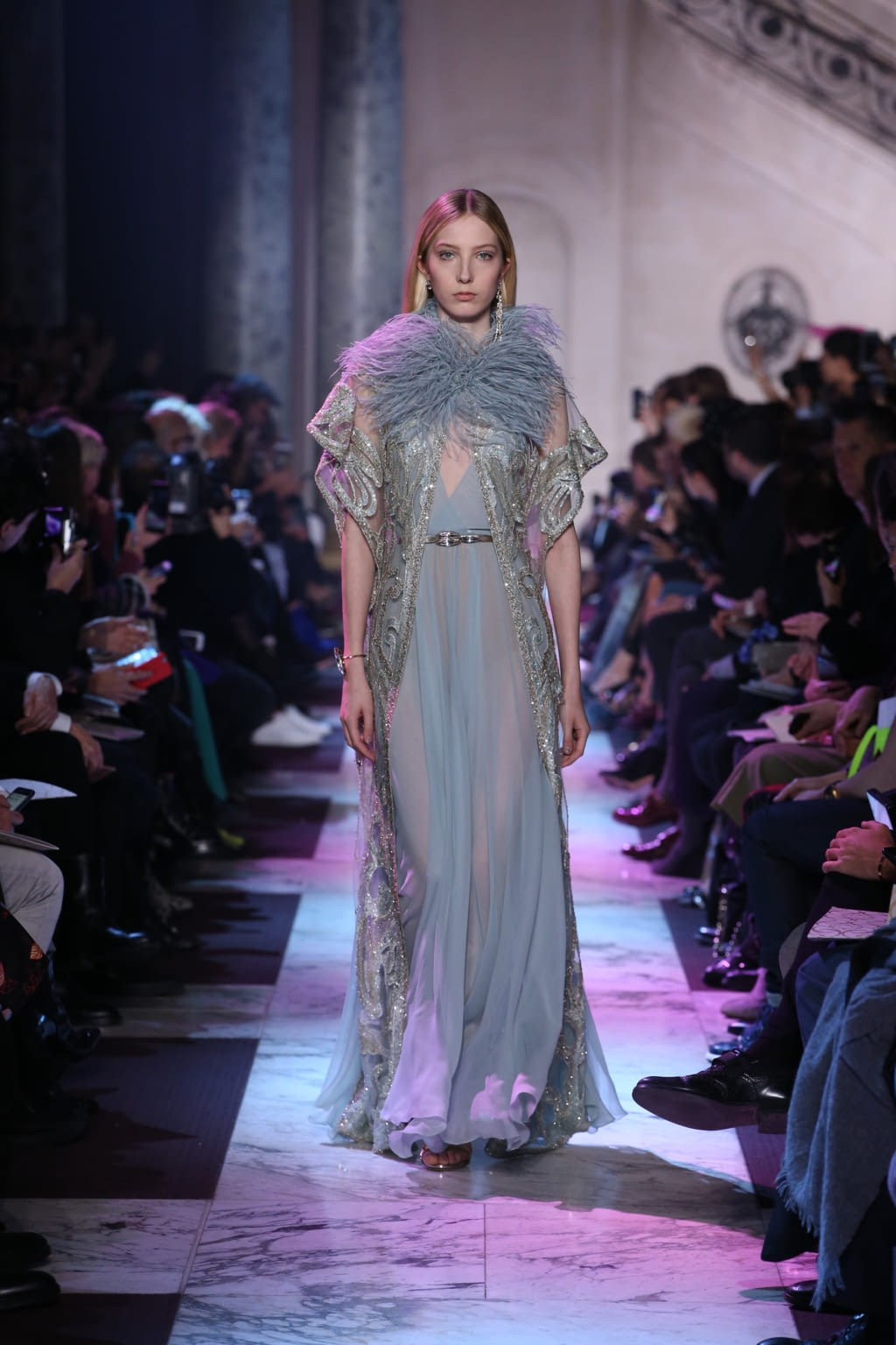 Fashion Week Paris Spring/Summer 2018 look 42 from the Elie Saab collection 高级定制