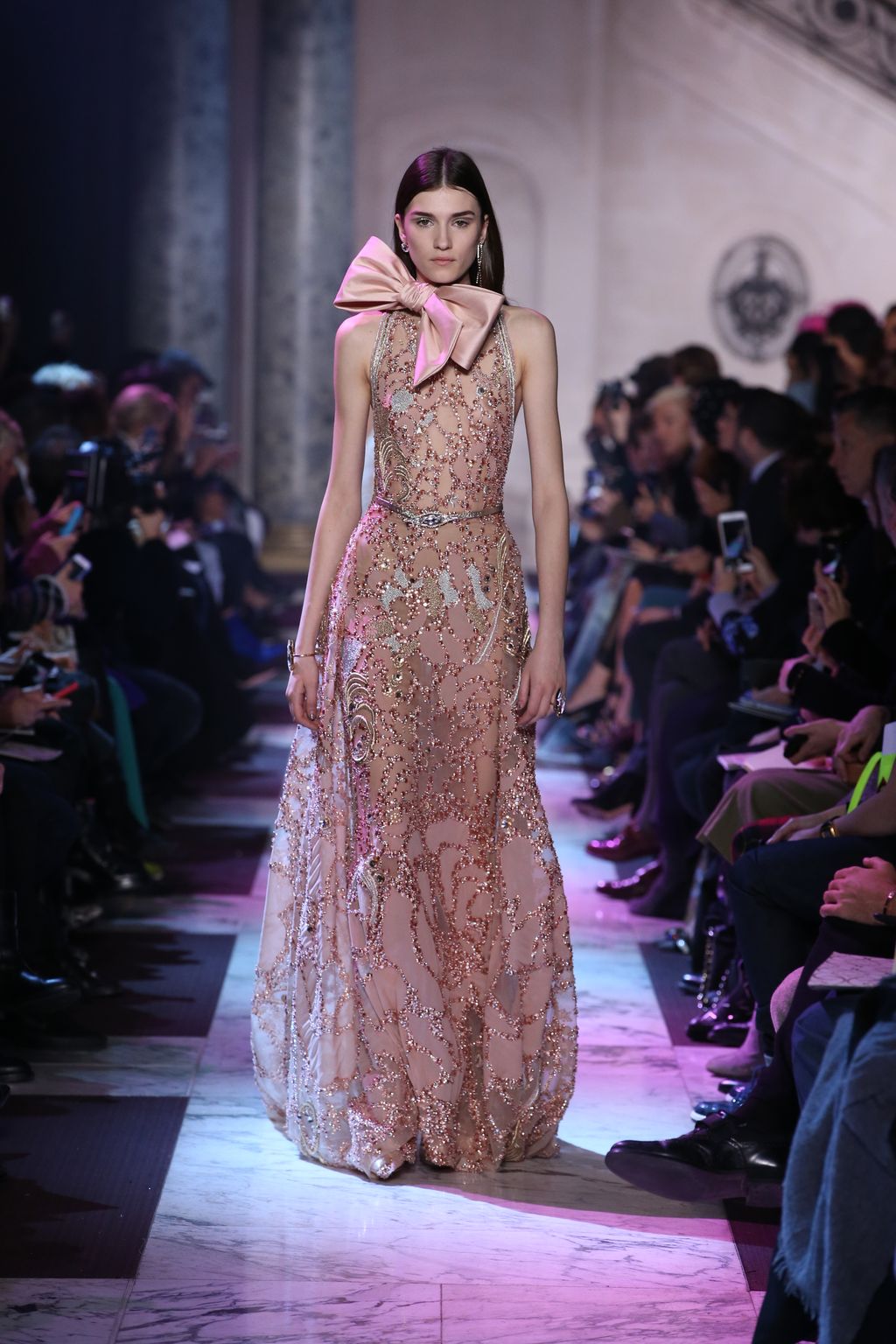 Fashion Week Paris Spring/Summer 2018 look 44 from the Elie Saab collection couture