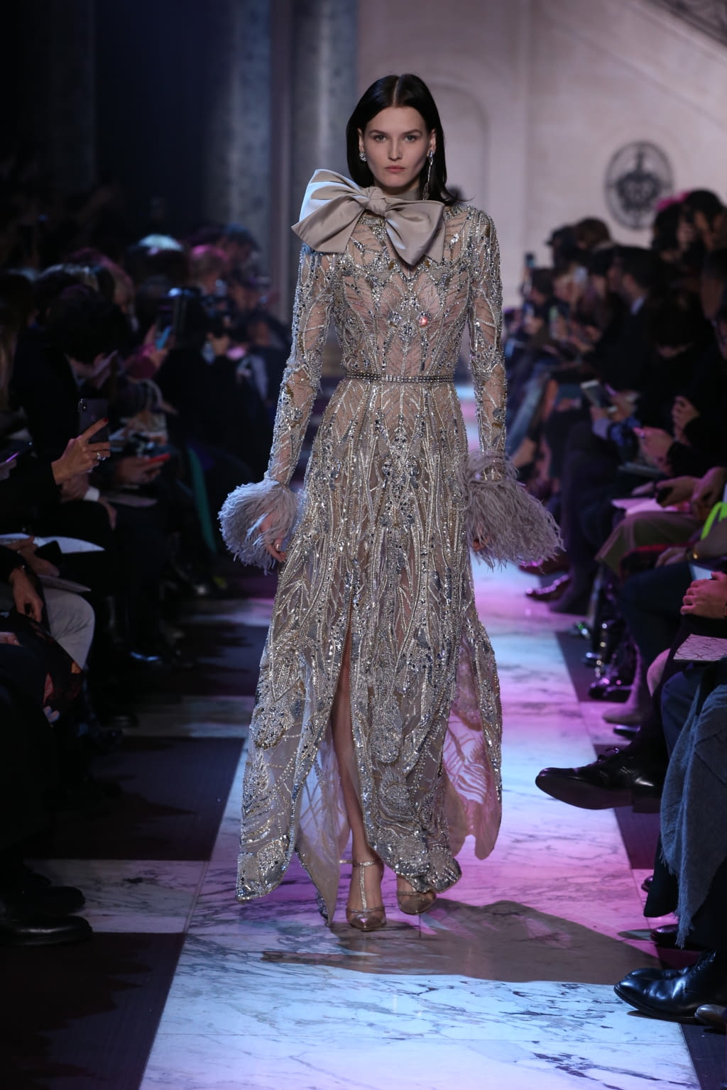 Fashion Week Paris Spring/Summer 2018 look 47 from the Elie Saab collection couture
