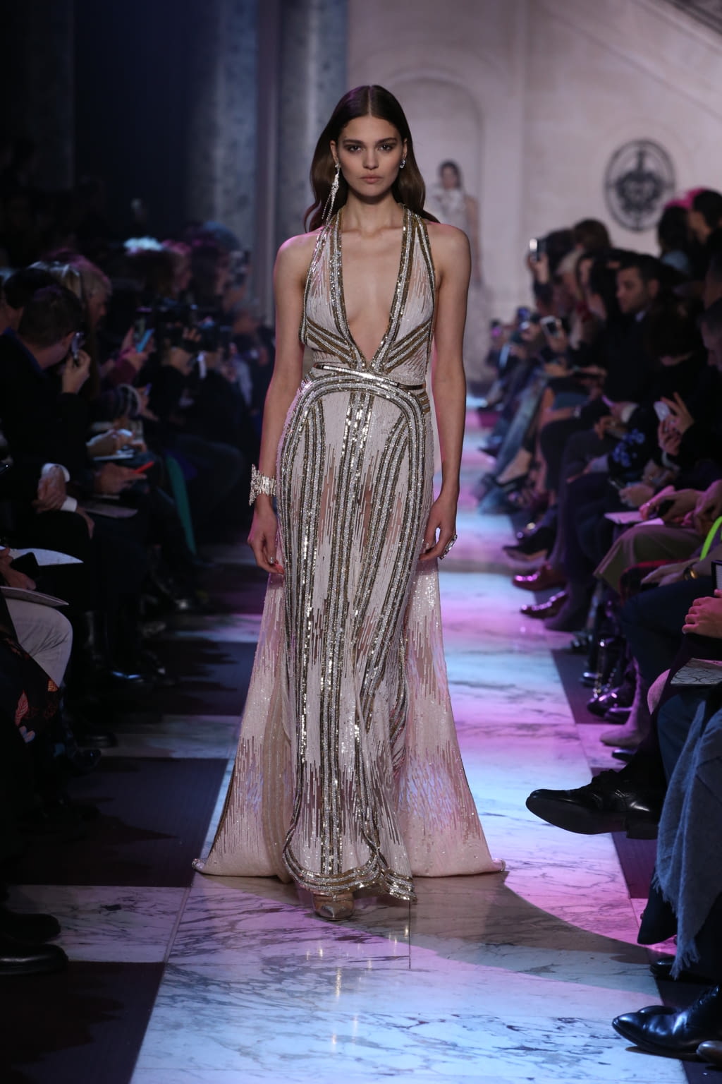 Fashion Week Paris Spring/Summer 2018 look 50 from the Elie Saab collection couture
