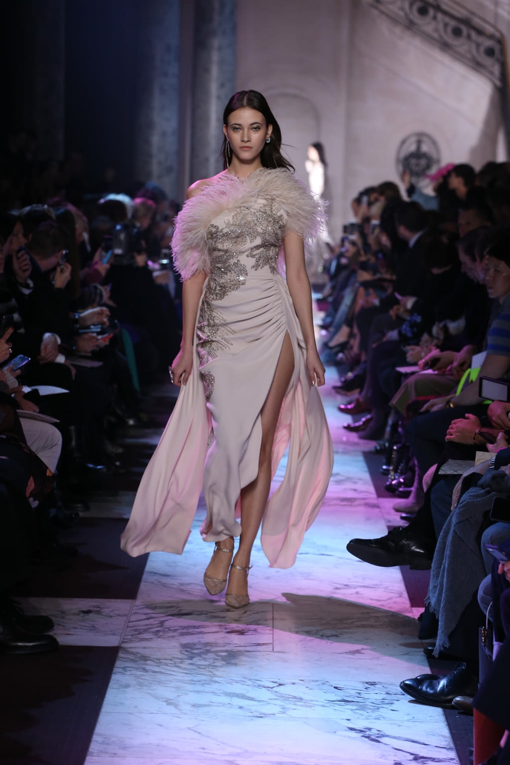 Fashion Week Paris Spring/Summer 2018 look 51 from the Elie Saab collection couture