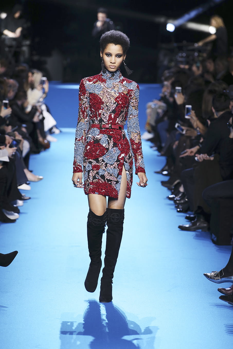 Fashion Week Paris Fall/Winter 2016 look 10 from the Elie Saab collection 女装
