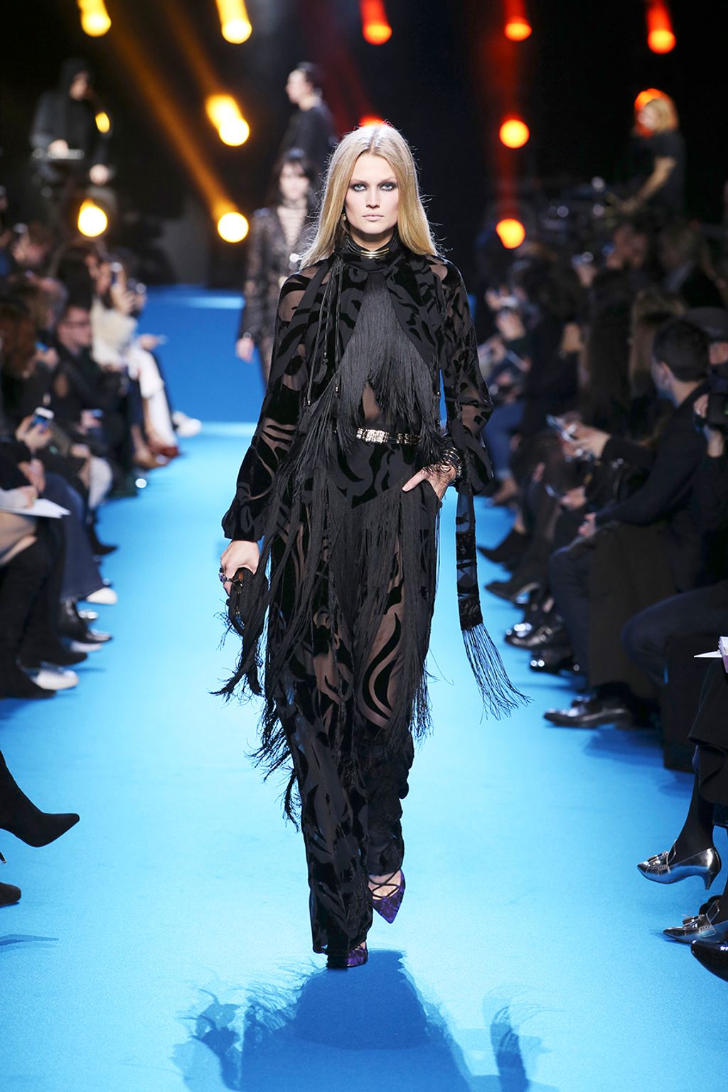 Fashion Week Paris Fall/Winter 2016 look 54 from the Elie Saab collection womenswear