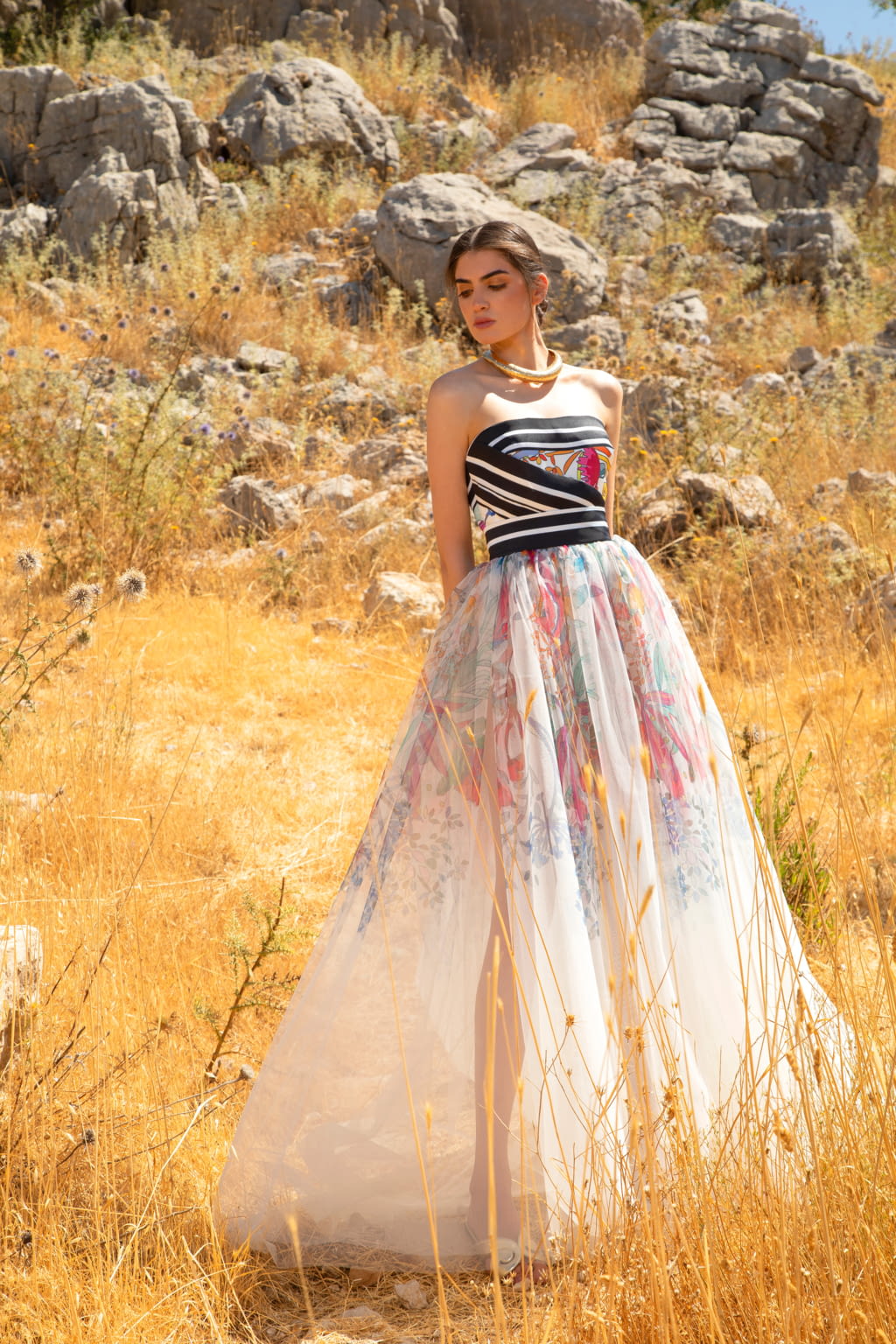 Fashion Week Paris Spring/Summer 2021 look 25 from the Elie Saab collection womenswear