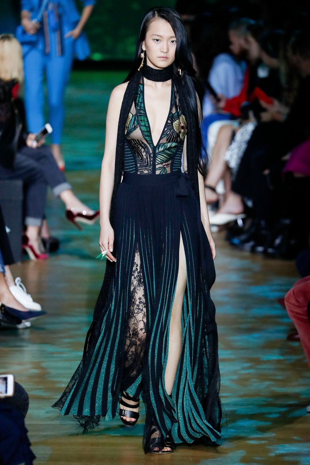 Fashion Week Paris Spring/Summer 2018 look 21 from the Elie Saab collection womenswear