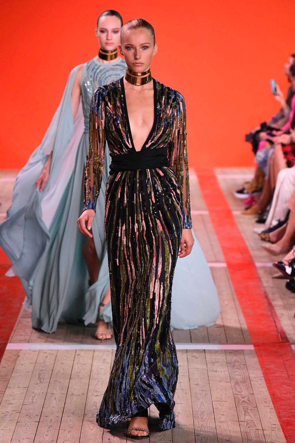 Fashion Week Paris Spring/Summer 2020 look 54 from the Elie Saab collection 女装