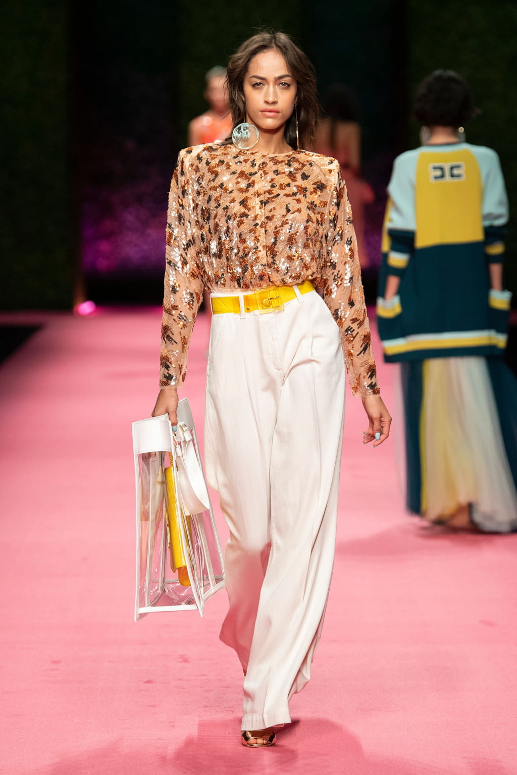 Fashion Week Milan Spring/Summer 2019 look 43 from the Elisabetta Franchi collection womenswear