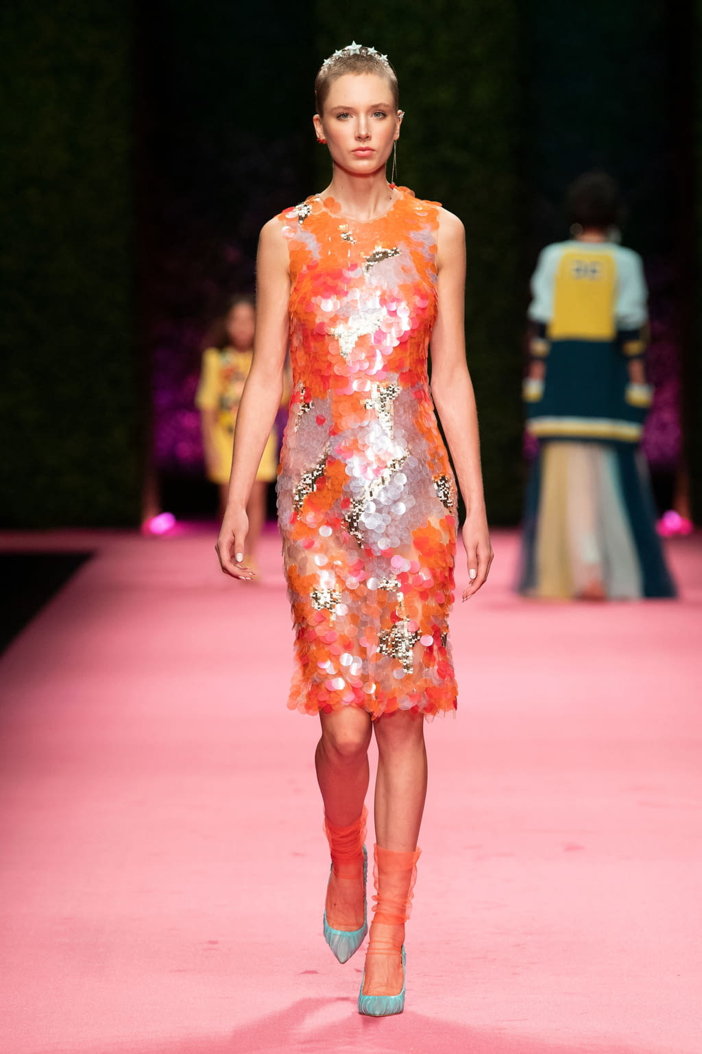 Fashion Week Milan Spring/Summer 2019 look 44 from the Elisabetta Franchi collection womenswear