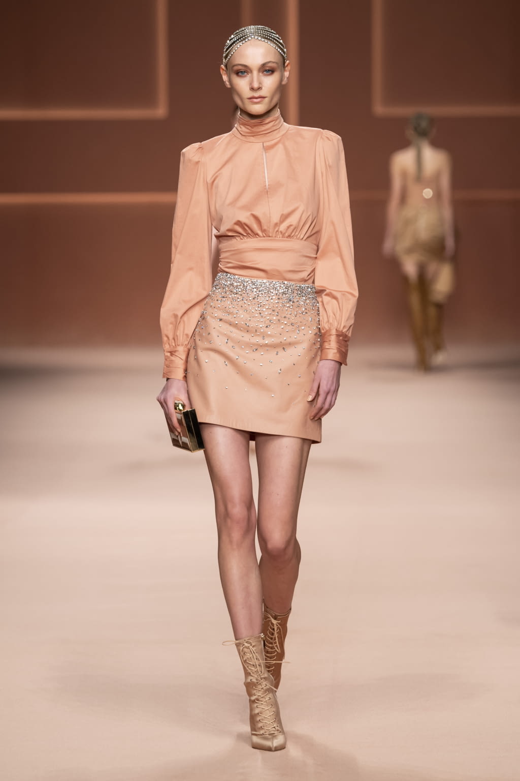 Fashion Week Milan Fall/Winter 2020 look 10 de la collection Elisabetta Franchi womenswear