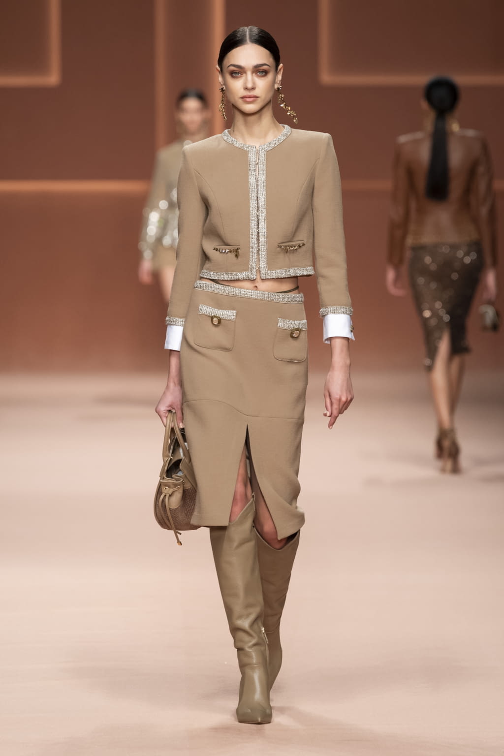 Fashion Week Milan Fall/Winter 2020 look 27 from the Elisabetta Franchi collection womenswear