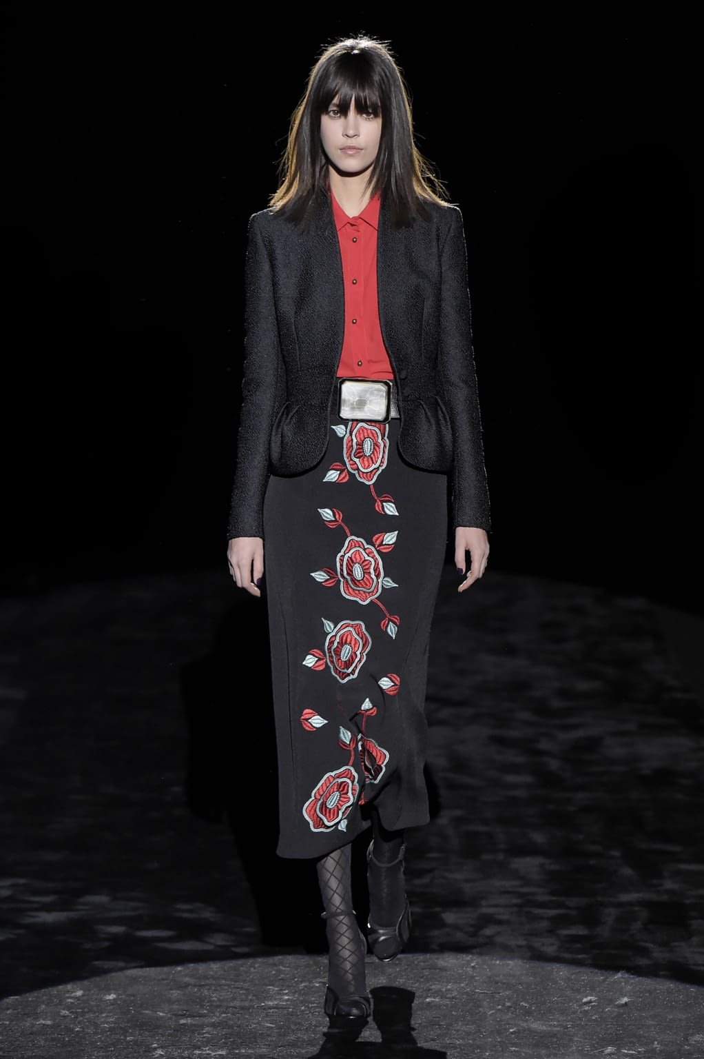 Fashion Week Paris Fall/Winter 2016 look 25 from the Emanuel Ungaro collection womenswear